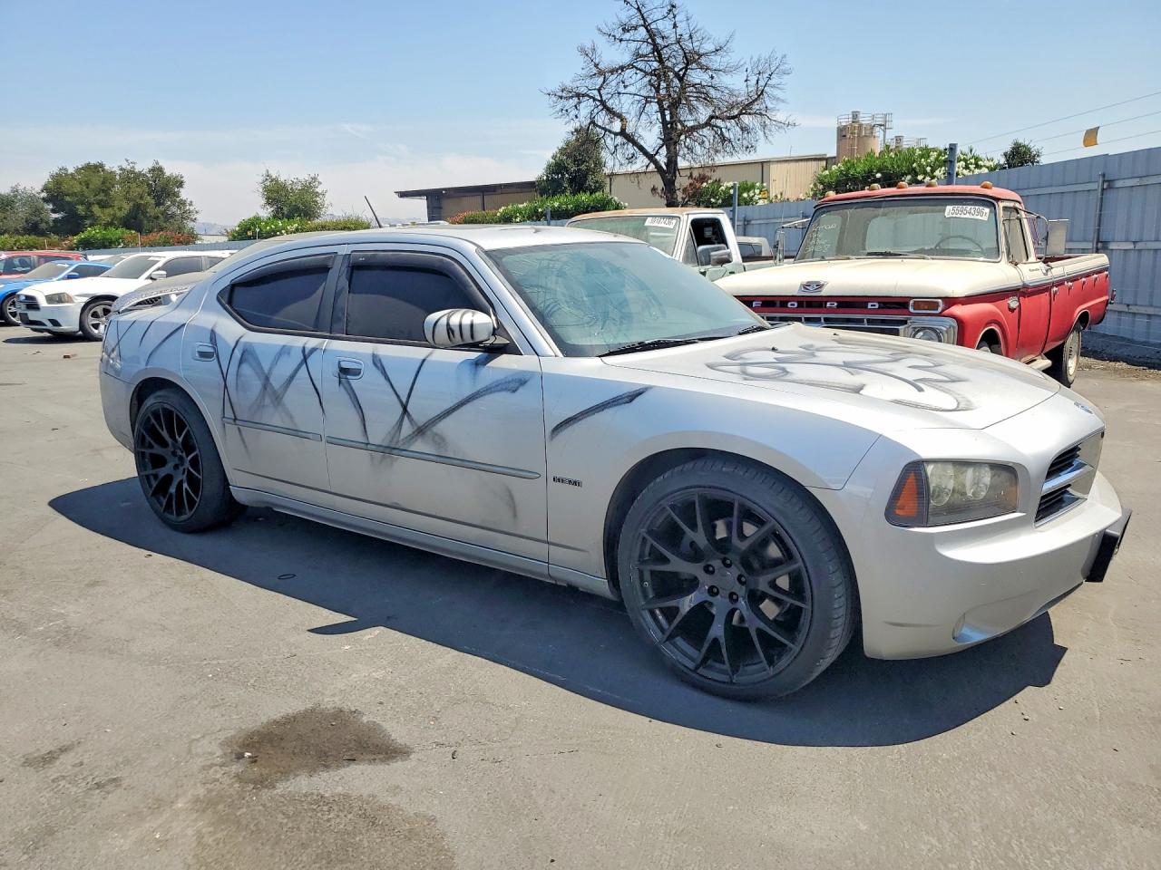 2008 Dodge Charger R/t Silver vin: 2B3KA53H78H156744
