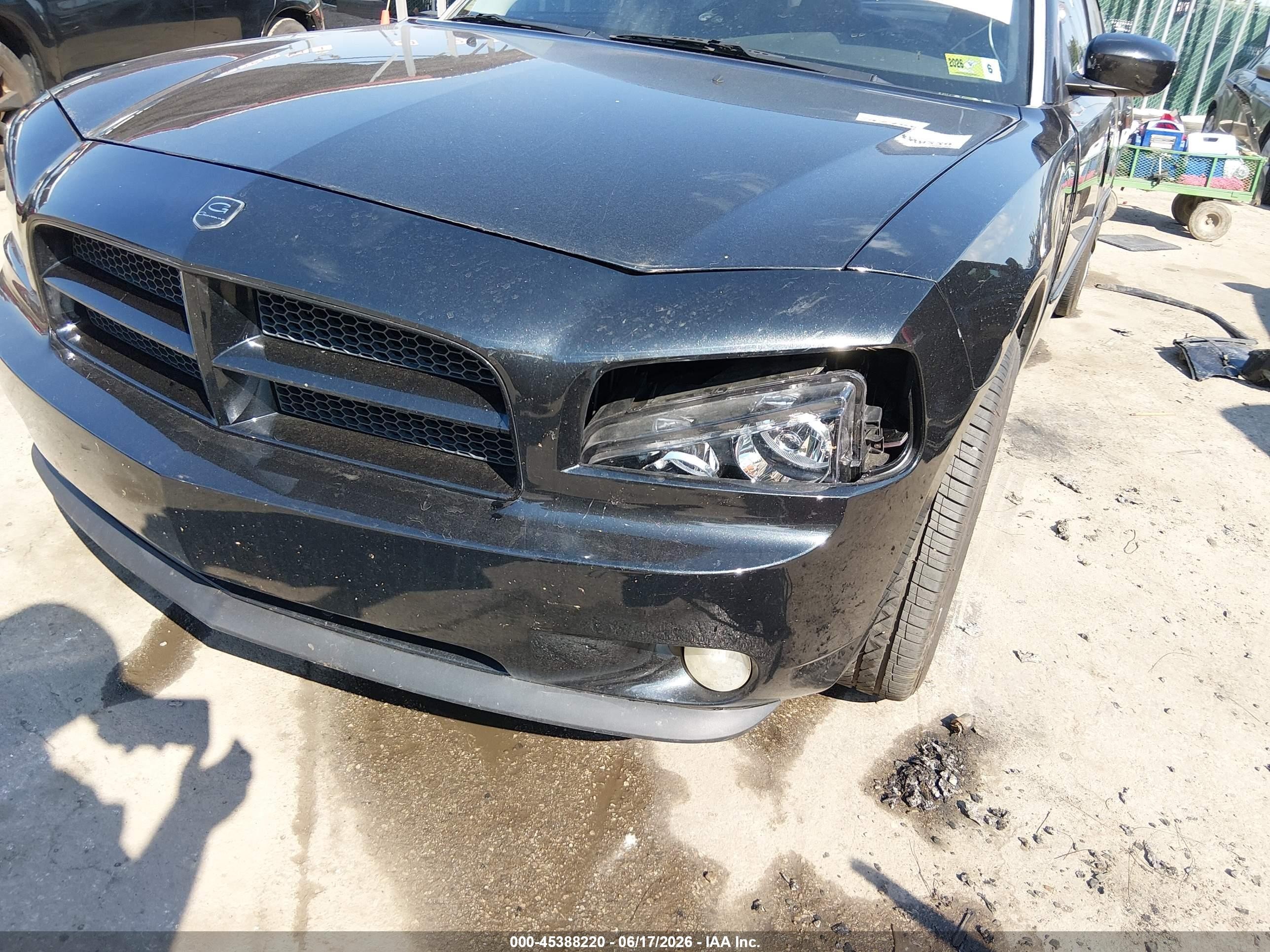 2007 Dodge Charger Rt Black vin: 2B3KA53H87H833962