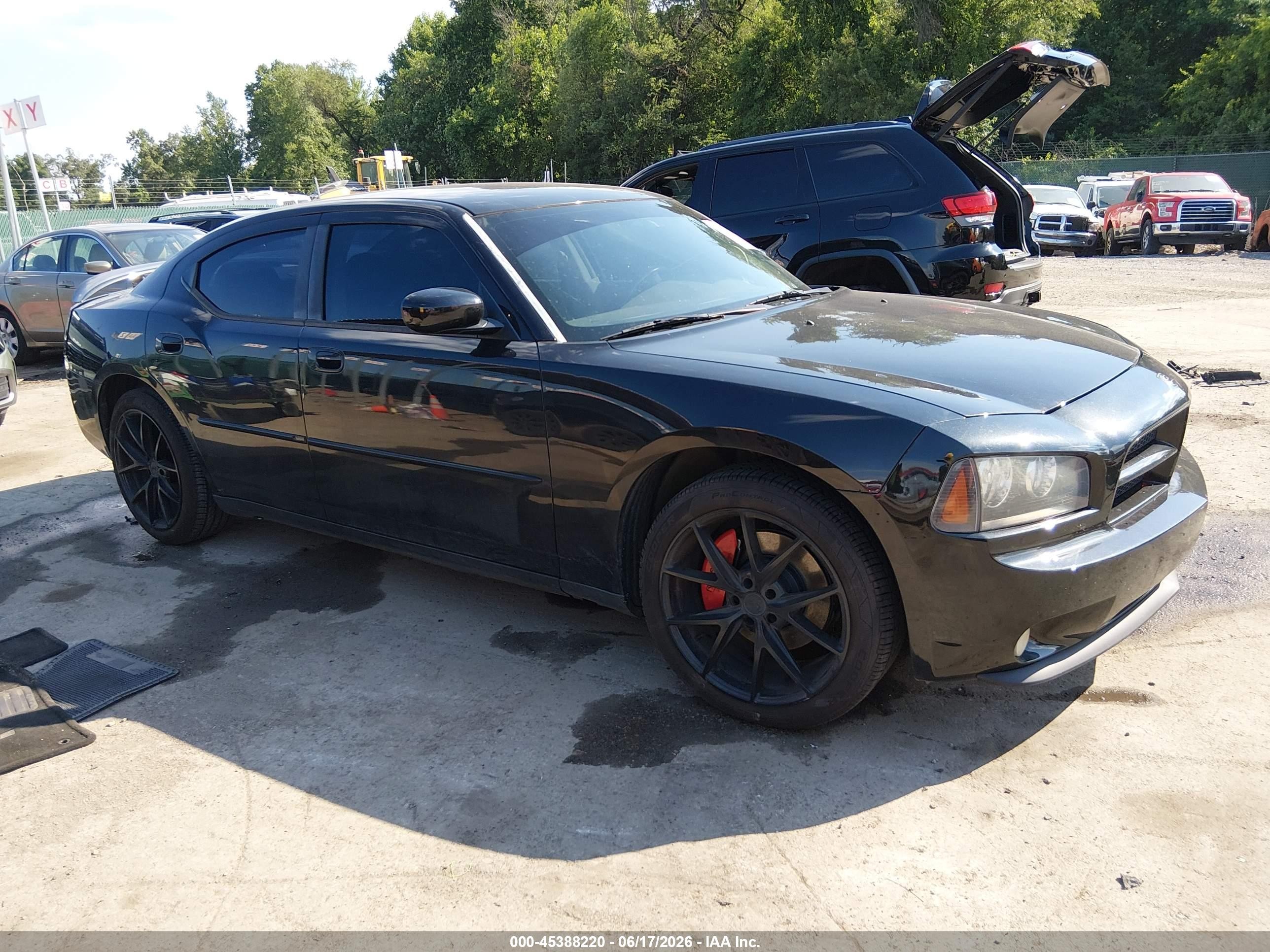 2007 Dodge Charger Rt Black vin: 2B3KA53H87H833962