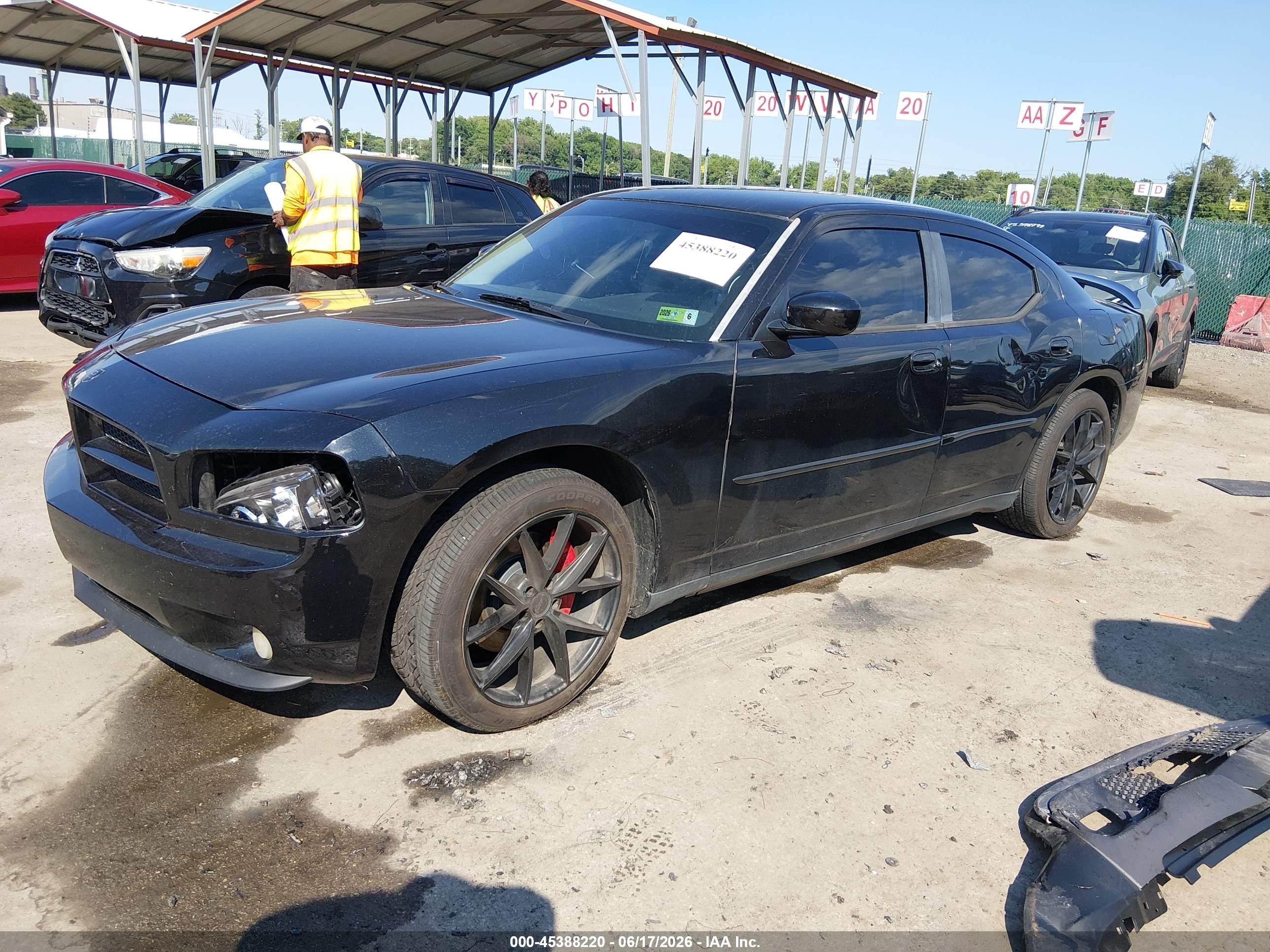 2007 Dodge Charger Rt Black vin: 2B3KA53H87H833962