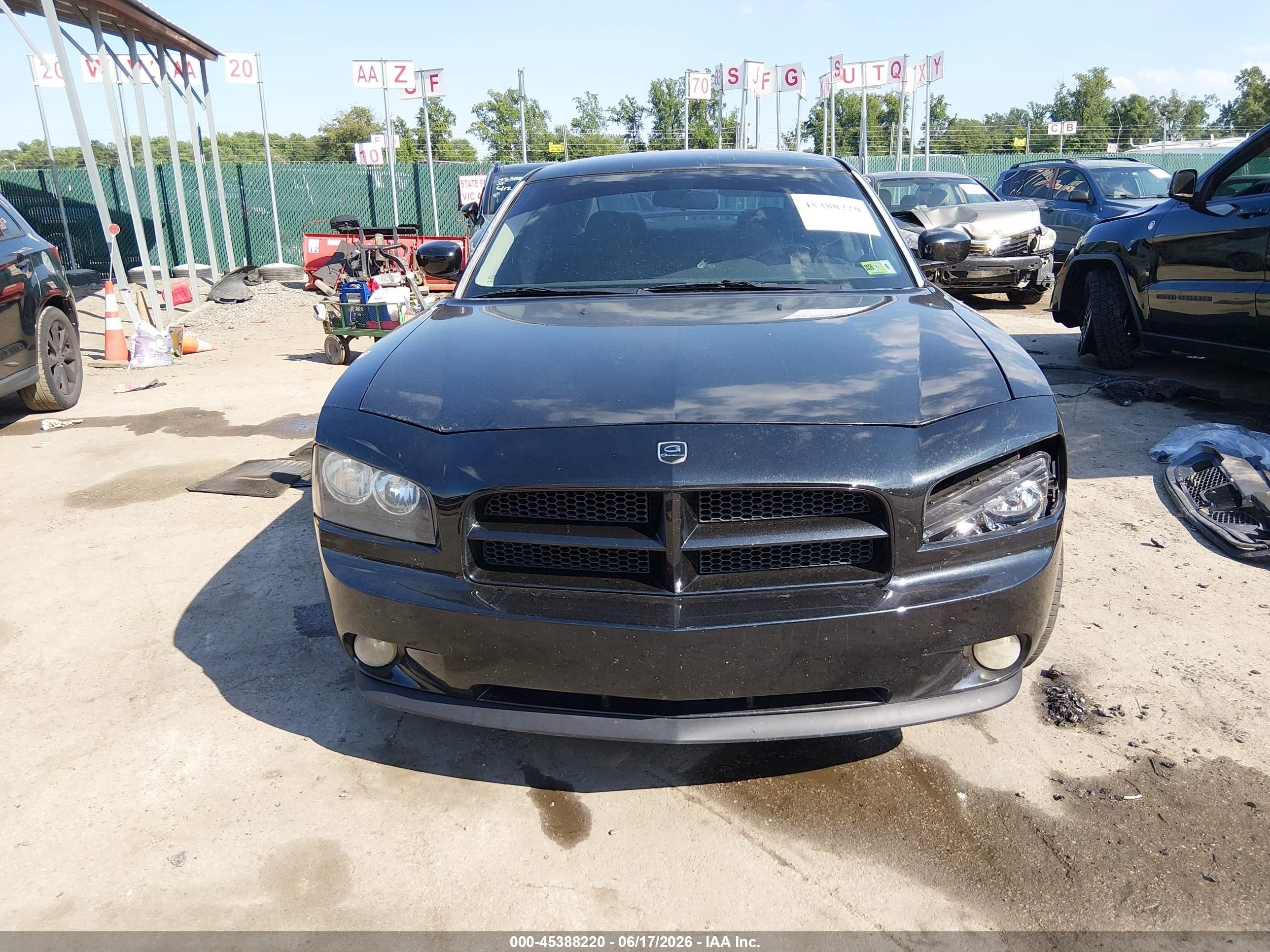 2007 Dodge Charger Rt Black vin: 2B3KA53H87H833962