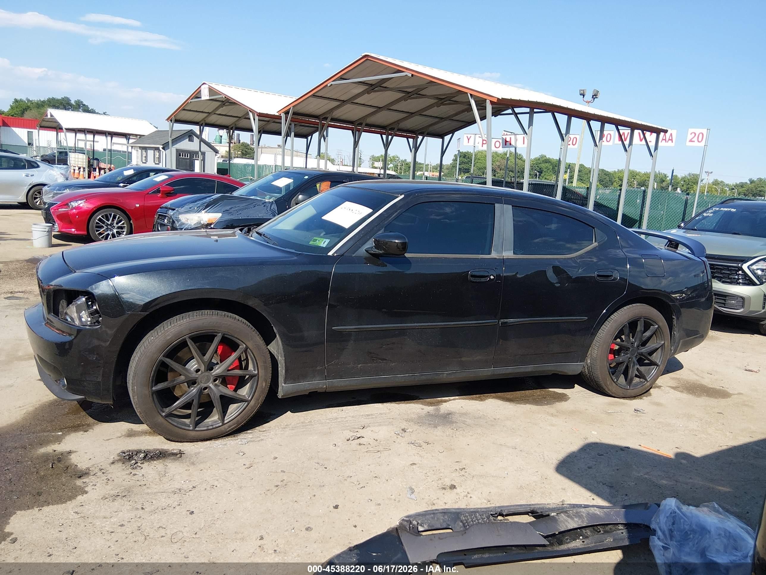 2007 Dodge Charger Rt Black vin: 2B3KA53H87H833962