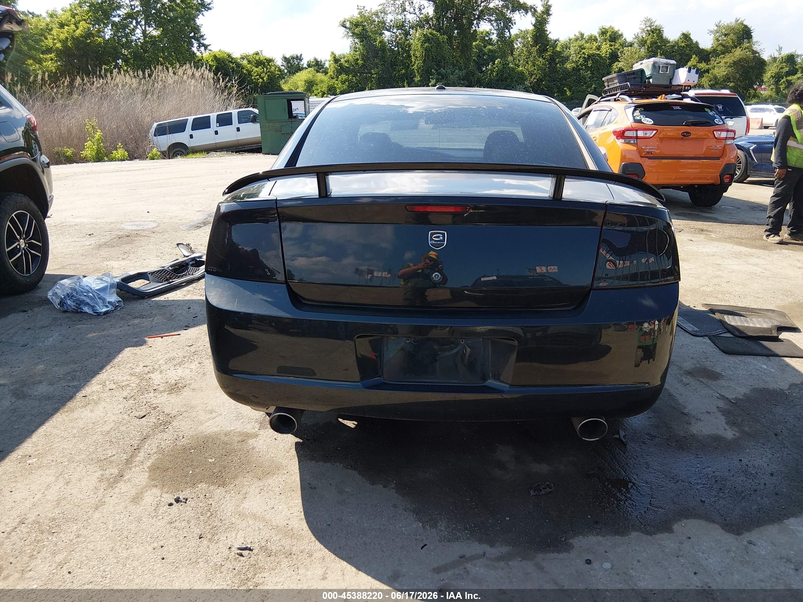2007 Dodge Charger Rt Black vin: 2B3KA53H87H833962