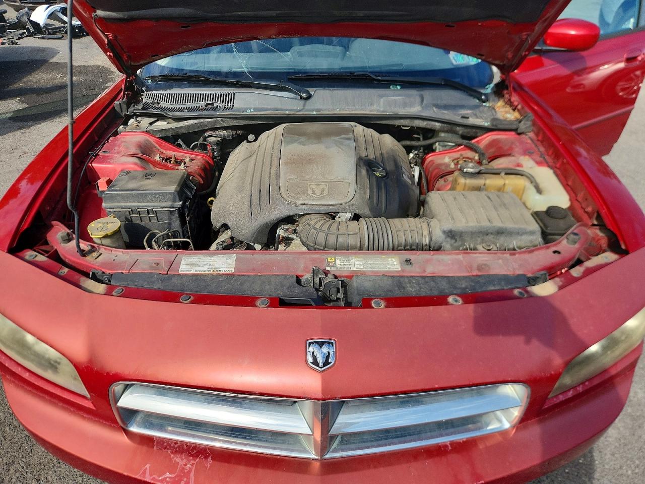 2008 Dodge Charger R/t Red vin: 2B3KA53H88H127642