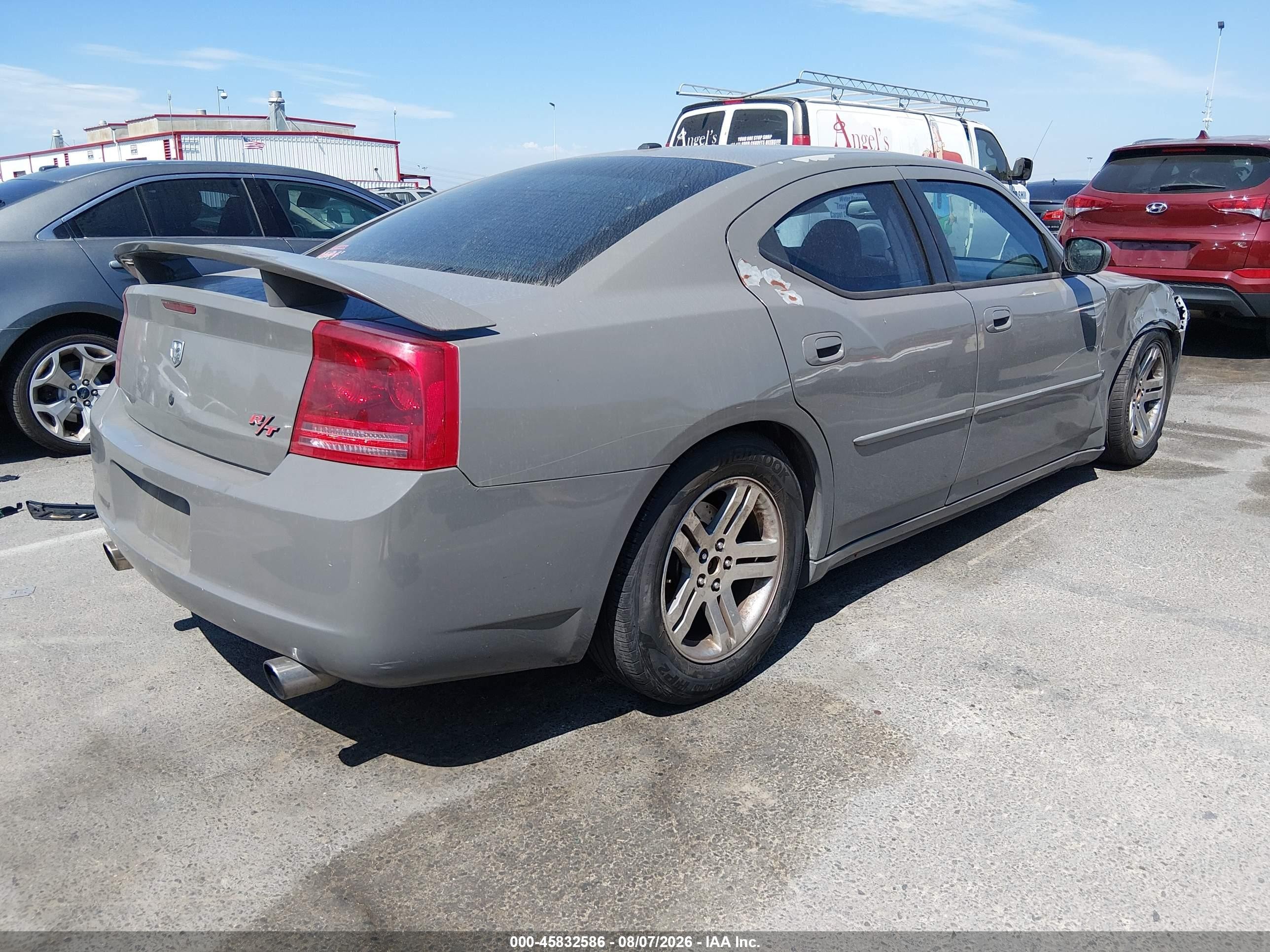 2007 Dodge Charger Rt Gray vin: 2B3KA53H97H696076