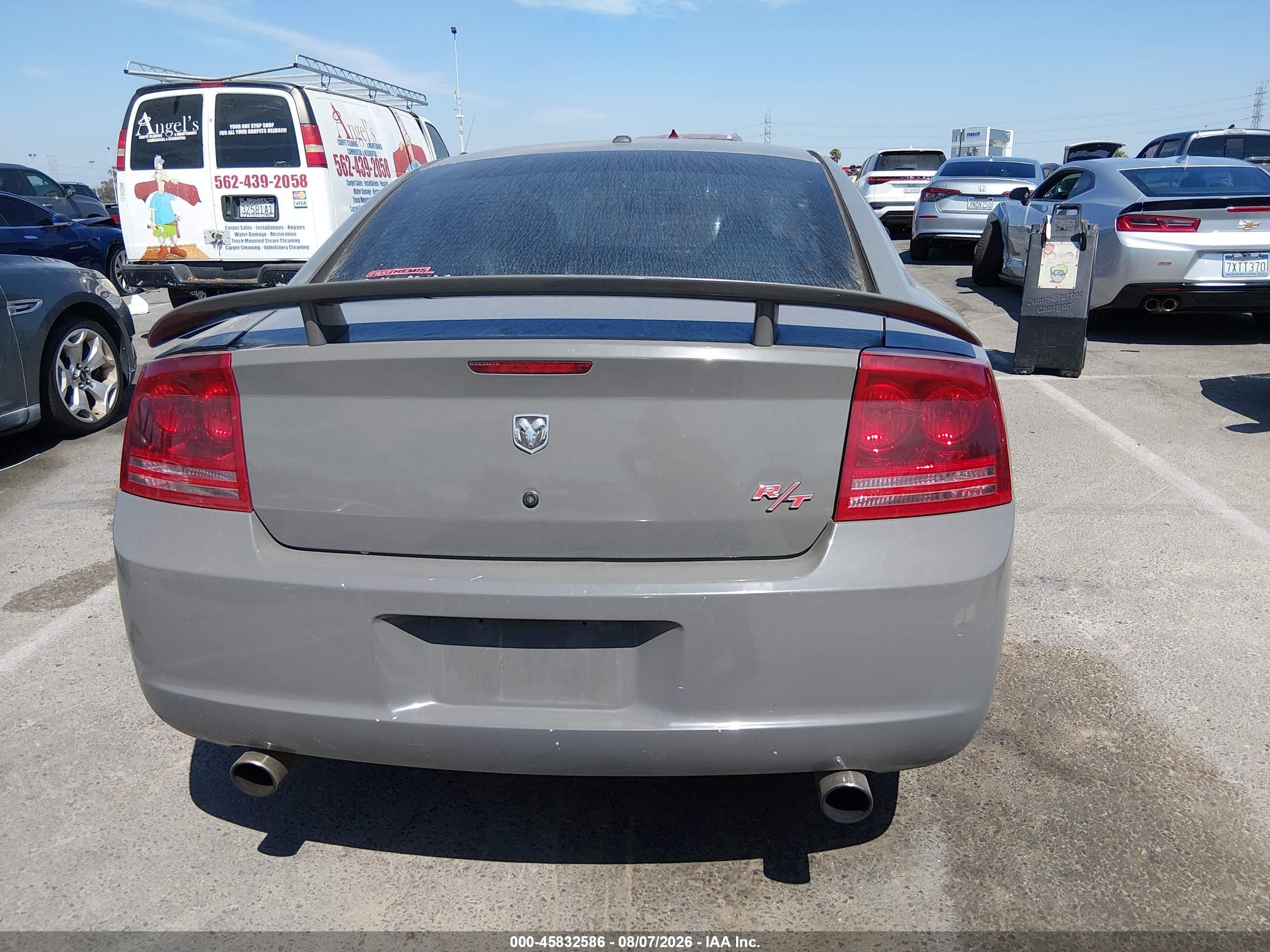 2007 Dodge Charger Rt Gray vin: 2B3KA53H97H696076