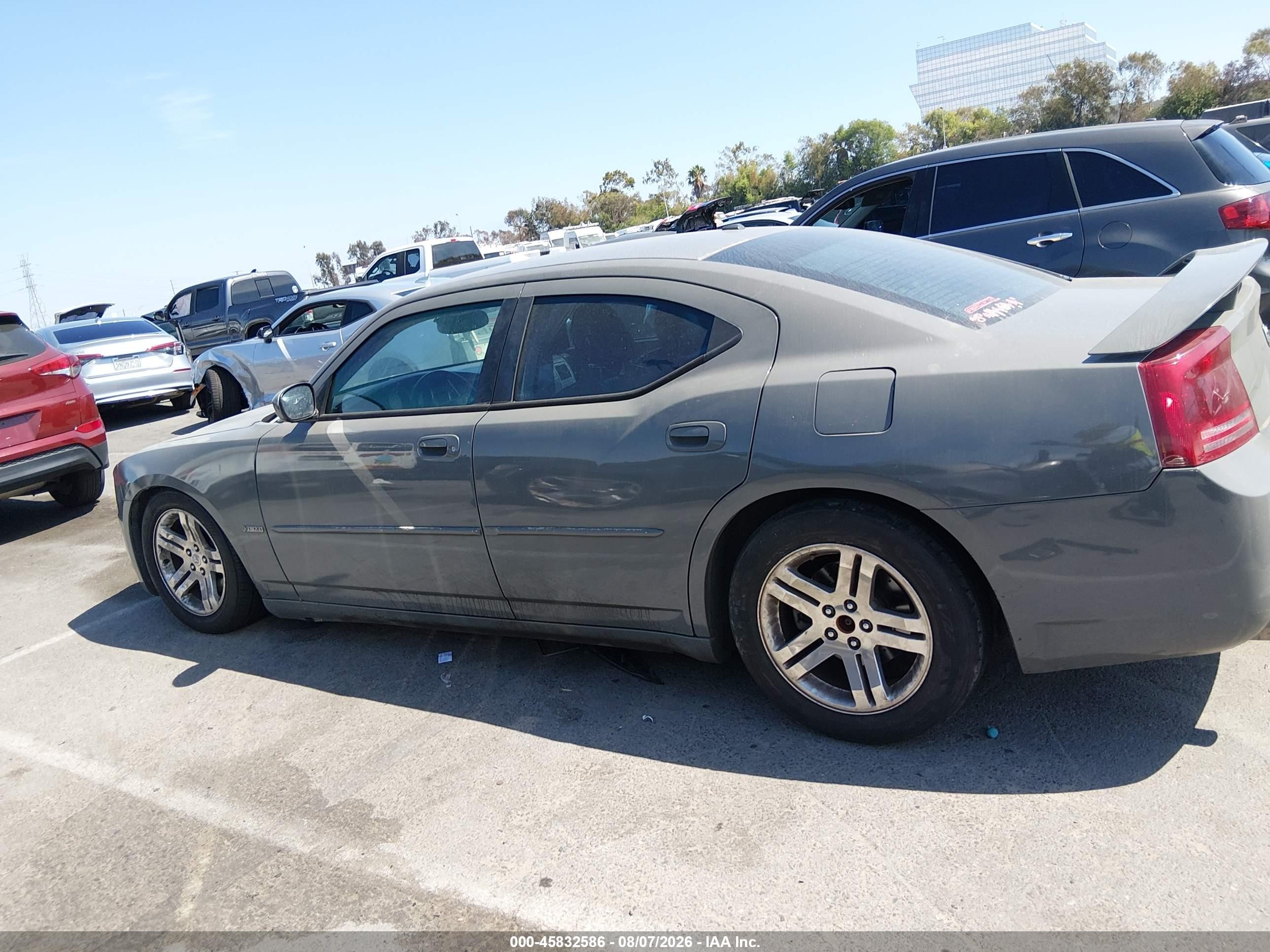 2007 Dodge Charger Rt Gray vin: 2B3KA53H97H696076