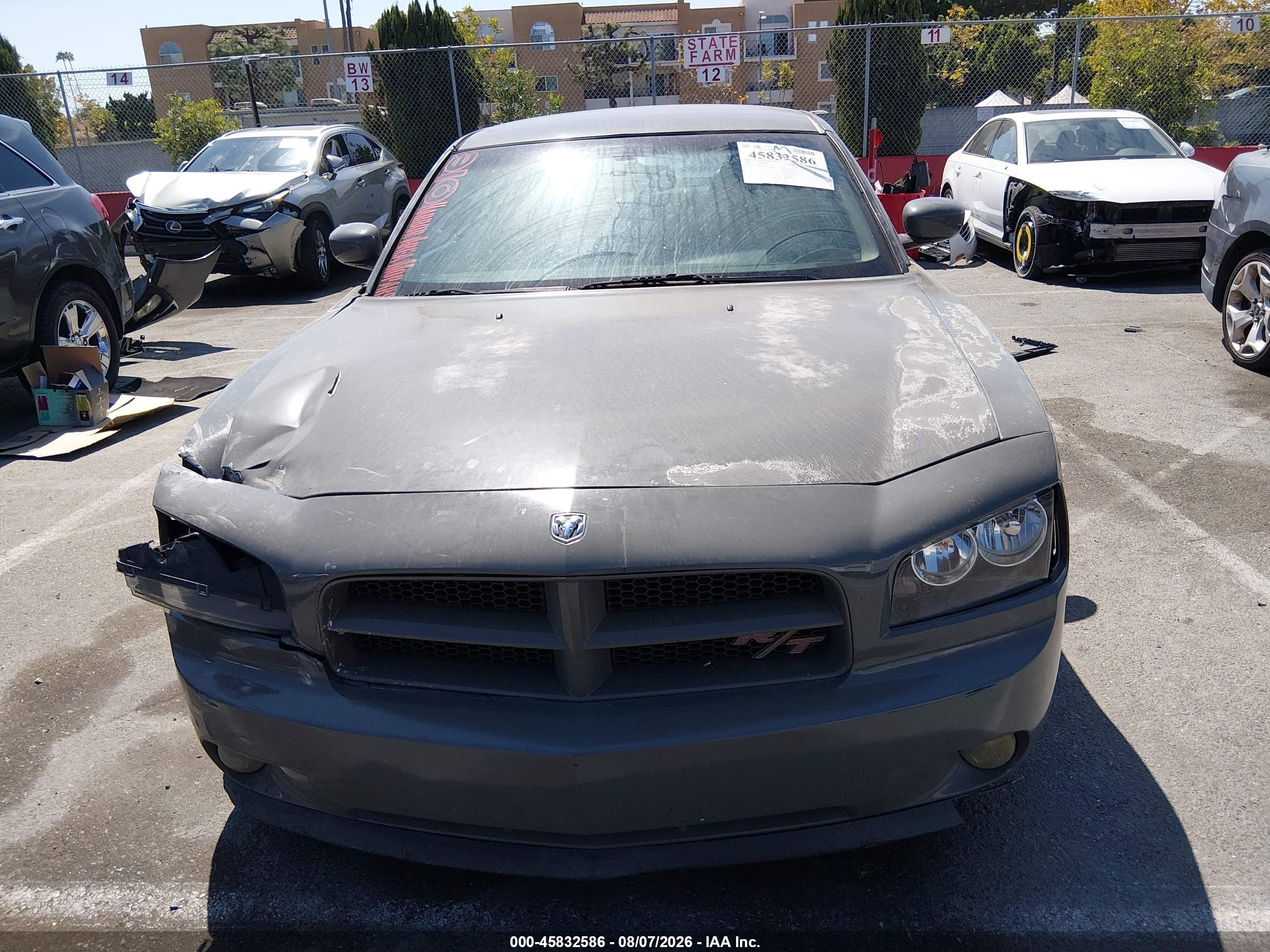 2007 Dodge Charger Rt Gray vin: 2B3KA53H97H696076