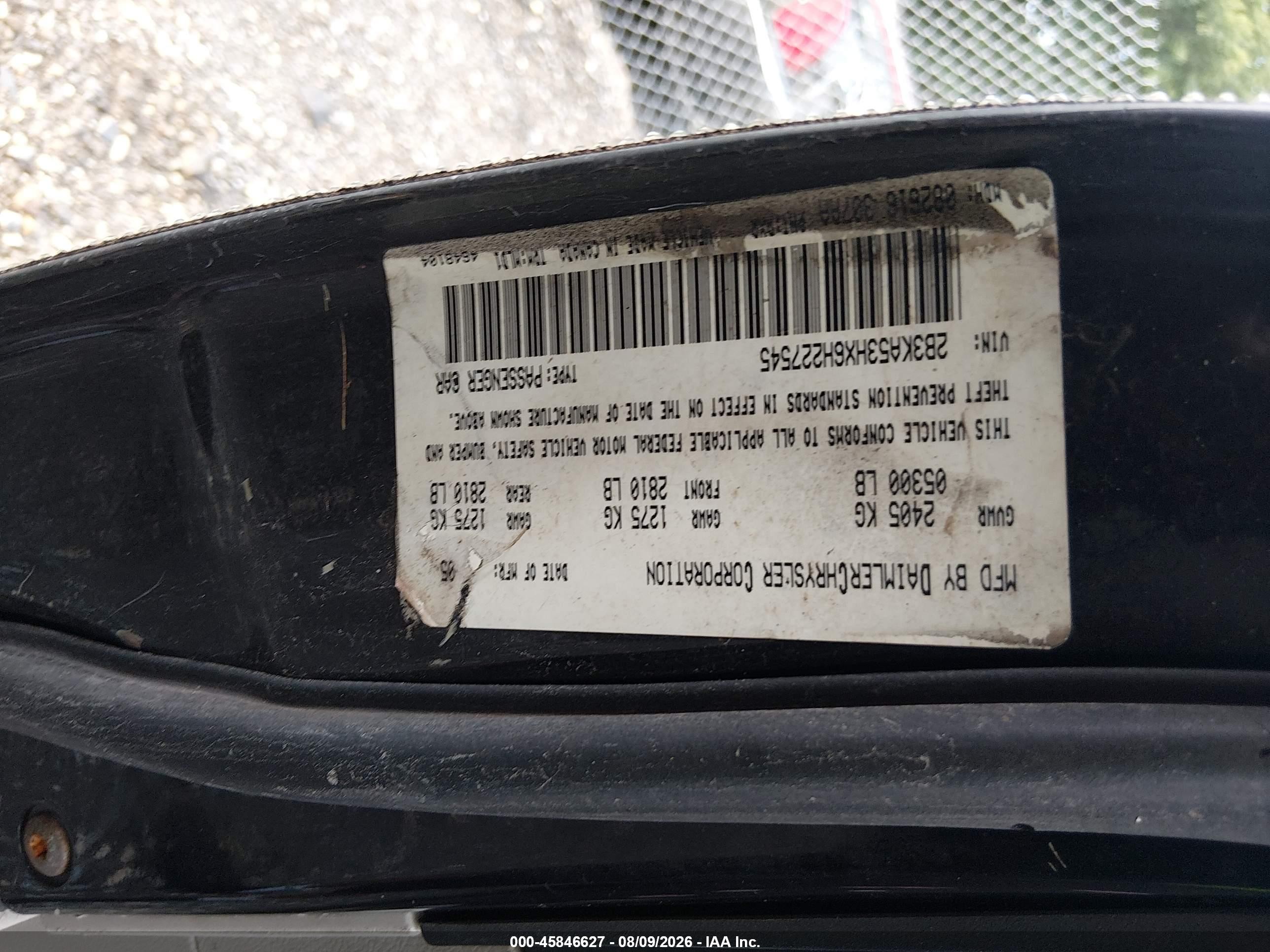 2006 Dodge Charger Rt Black vin: 2B3KA53HX6H227545