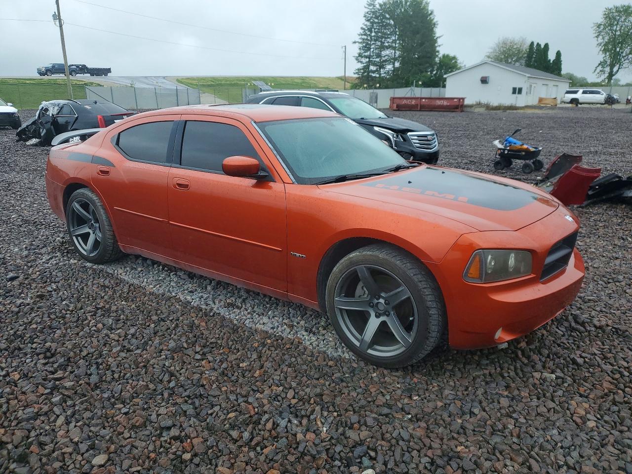 2006 Dodge Charger R/t Orange vin: 2B3KA53HX6H245477