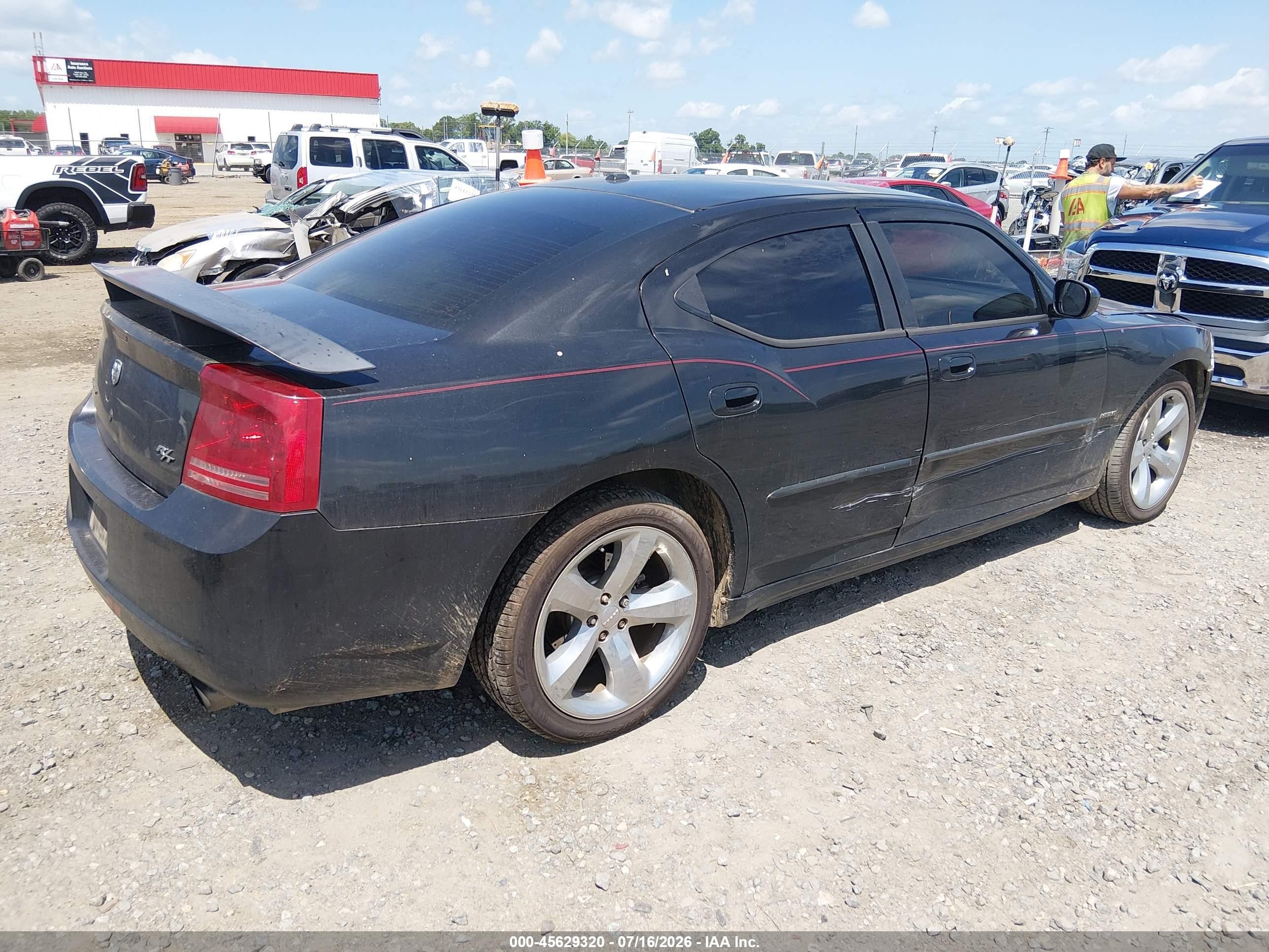 2006 Dodge Charger Rt Black vin: 2B3KA53HX6H473270