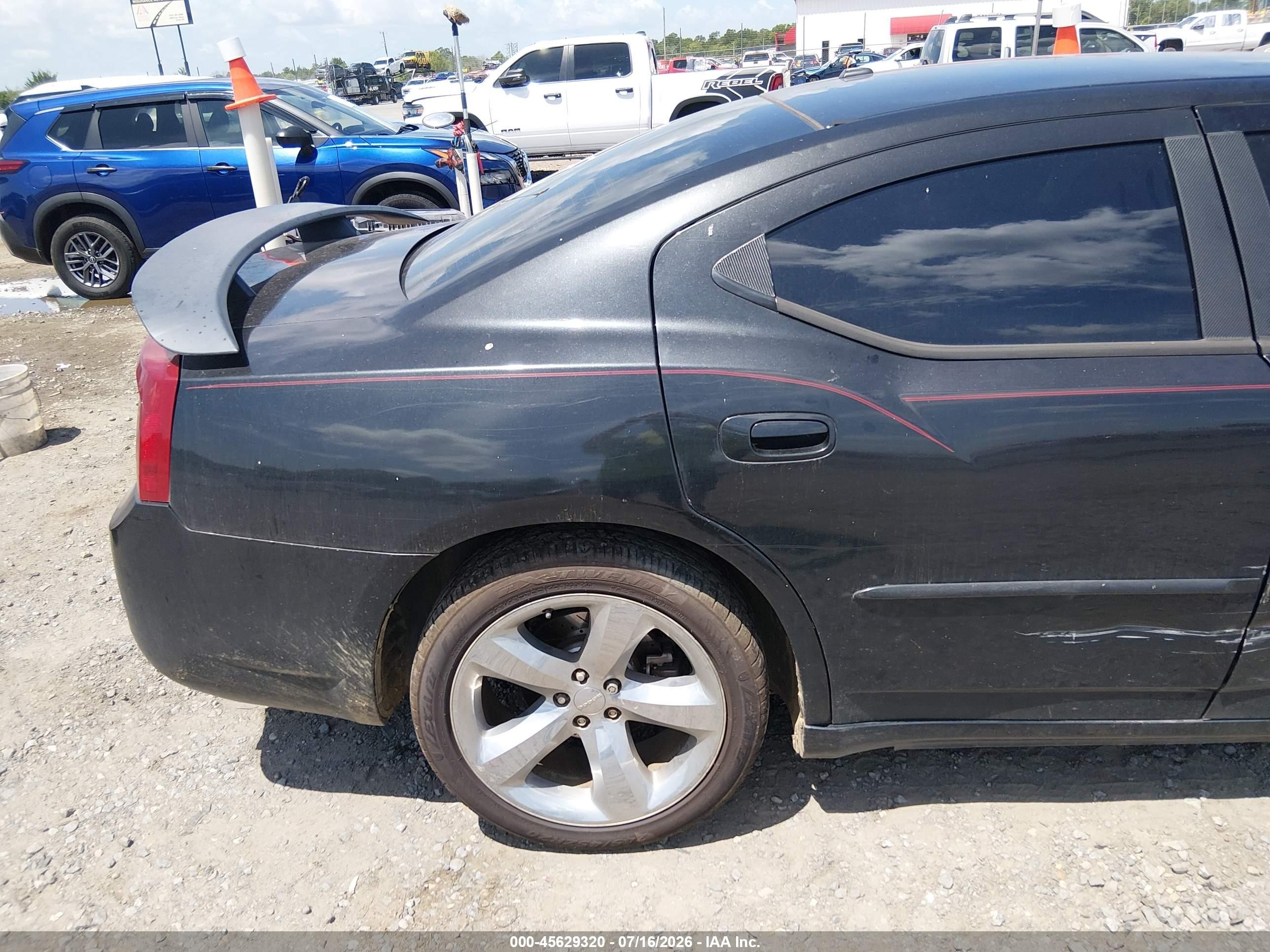 2006 Dodge Charger Rt Black vin: 2B3KA53HX6H473270