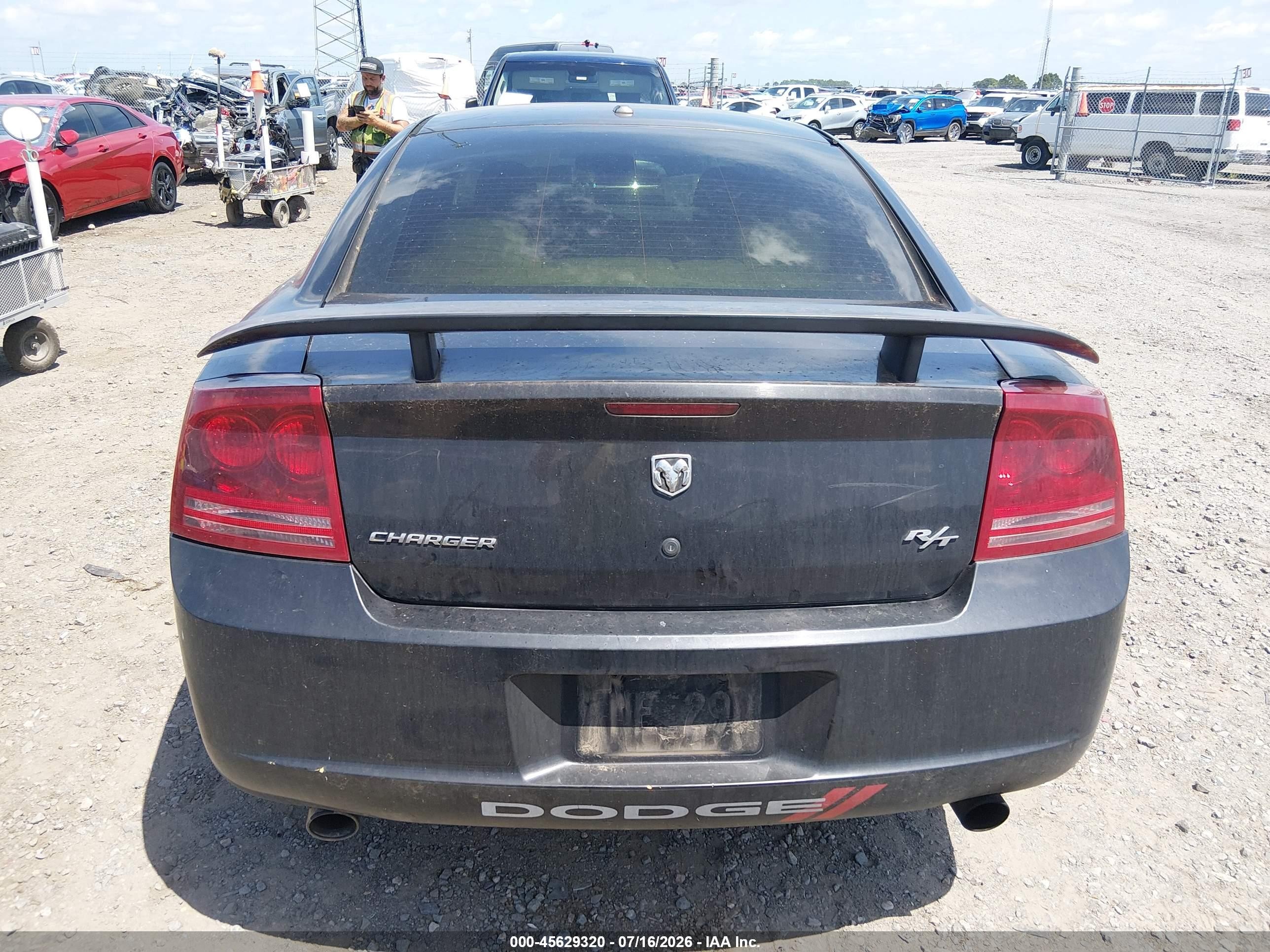 2006 Dodge Charger Rt Black vin: 2B3KA53HX6H473270