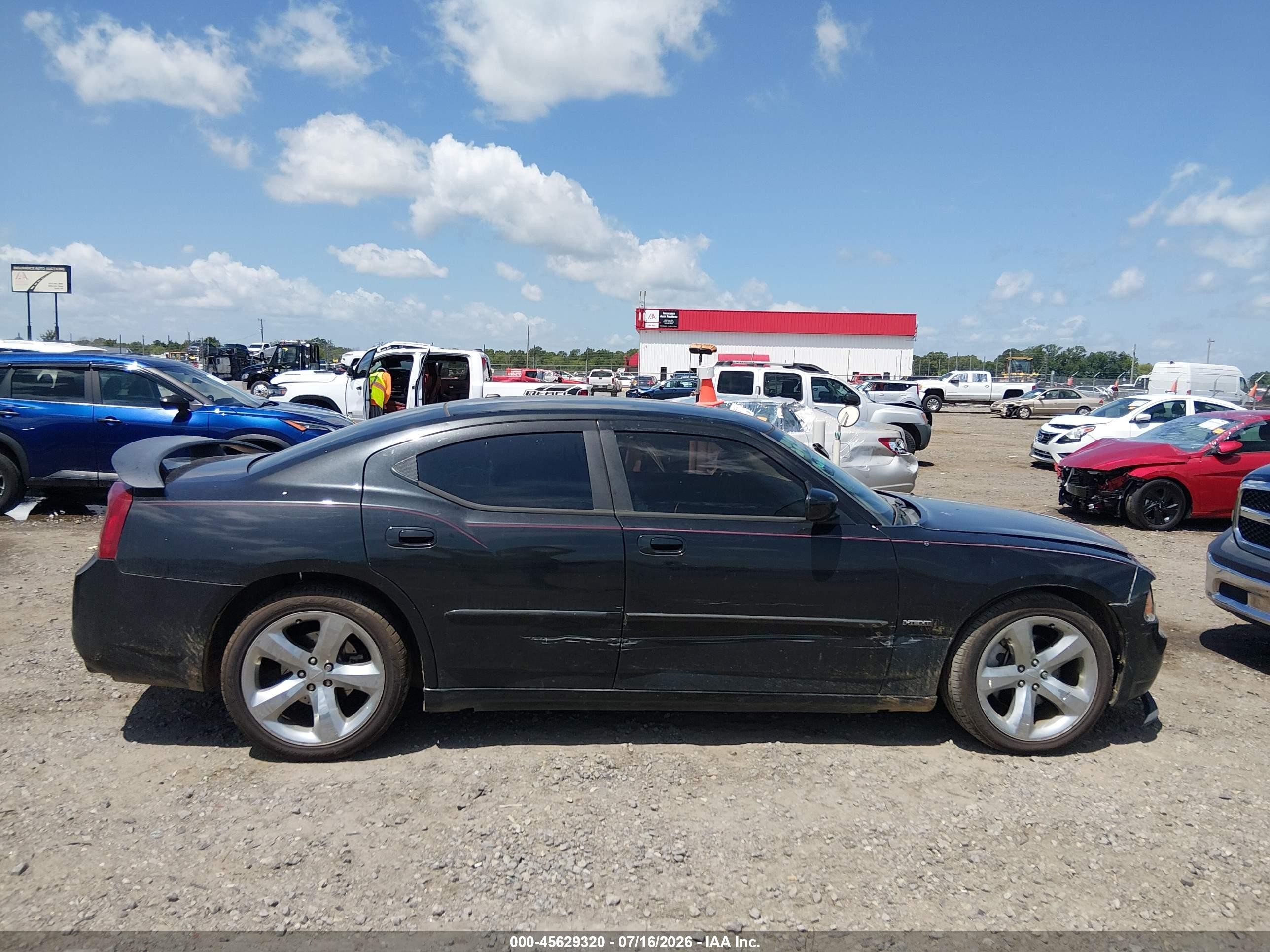 2006 Dodge Charger Rt Black vin: 2B3KA53HX6H473270