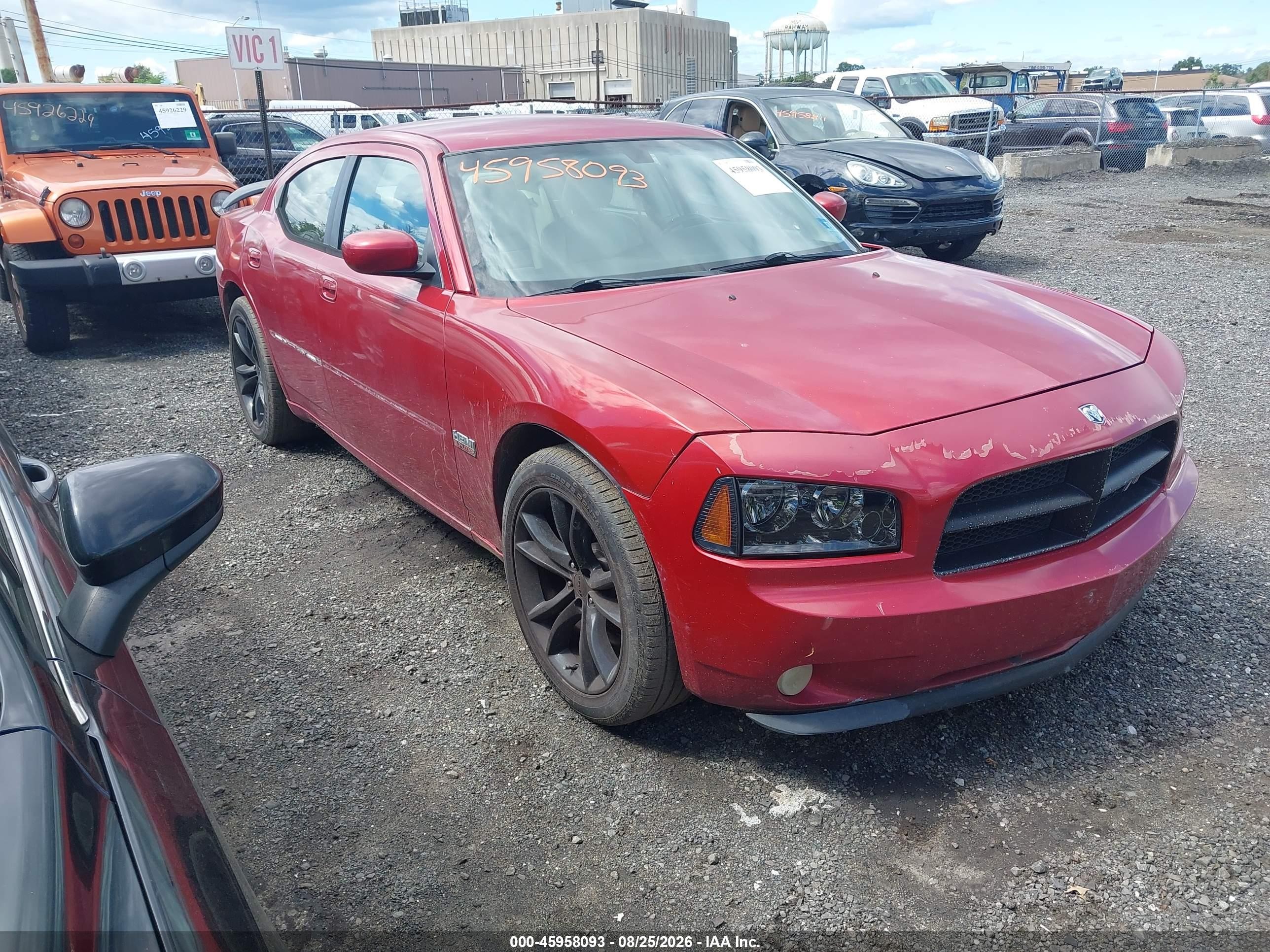 2007 Dodge Charger Rt Burgundy vin: 2B3KA53HX7H602285