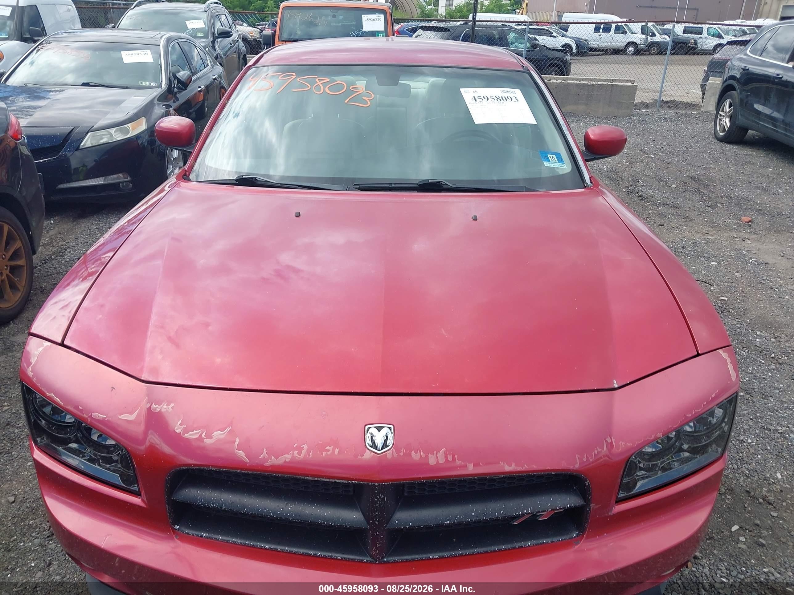 2007 Dodge Charger Rt Бордовый vin: 2B3KA53HX7H602285