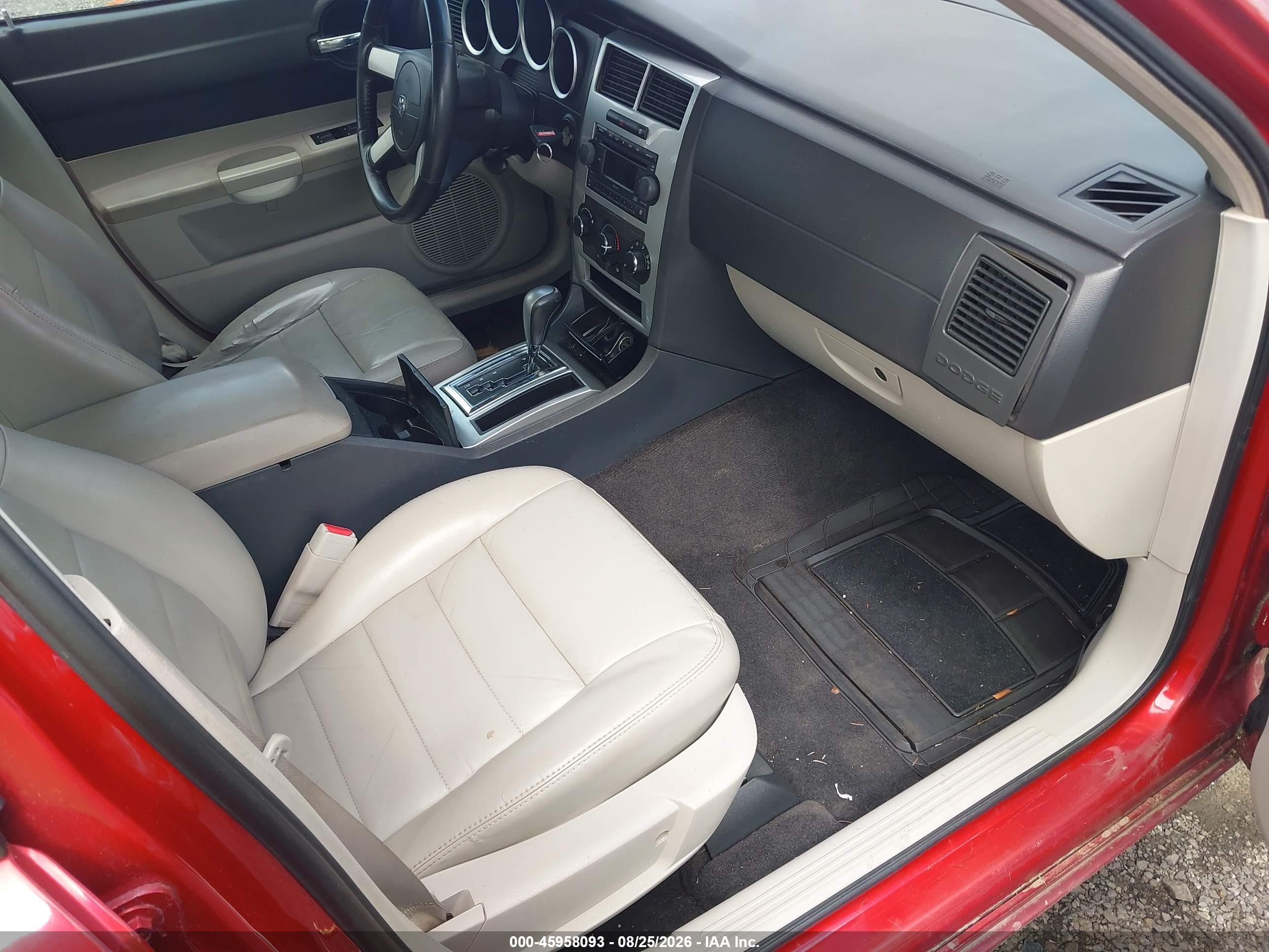 2007 Dodge Charger Rt Бордовый vin: 2B3KA53HX7H602285