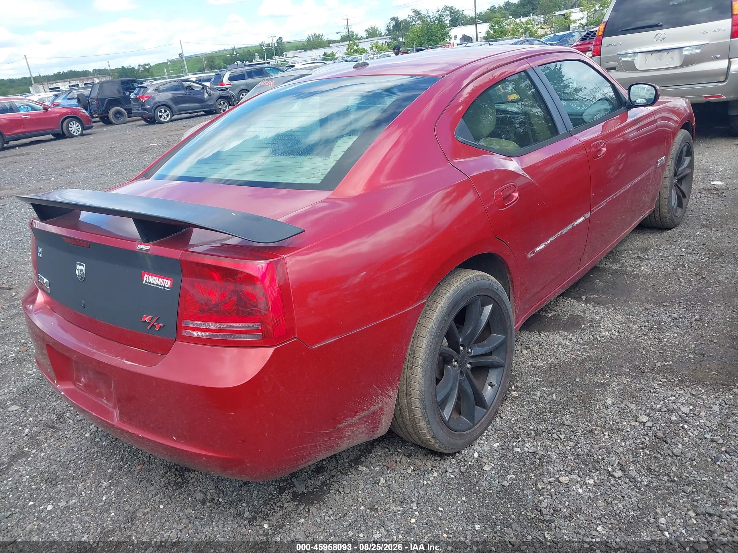 2007 Dodge Charger Rt Бордовый vin: 2B3KA53HX7H602285