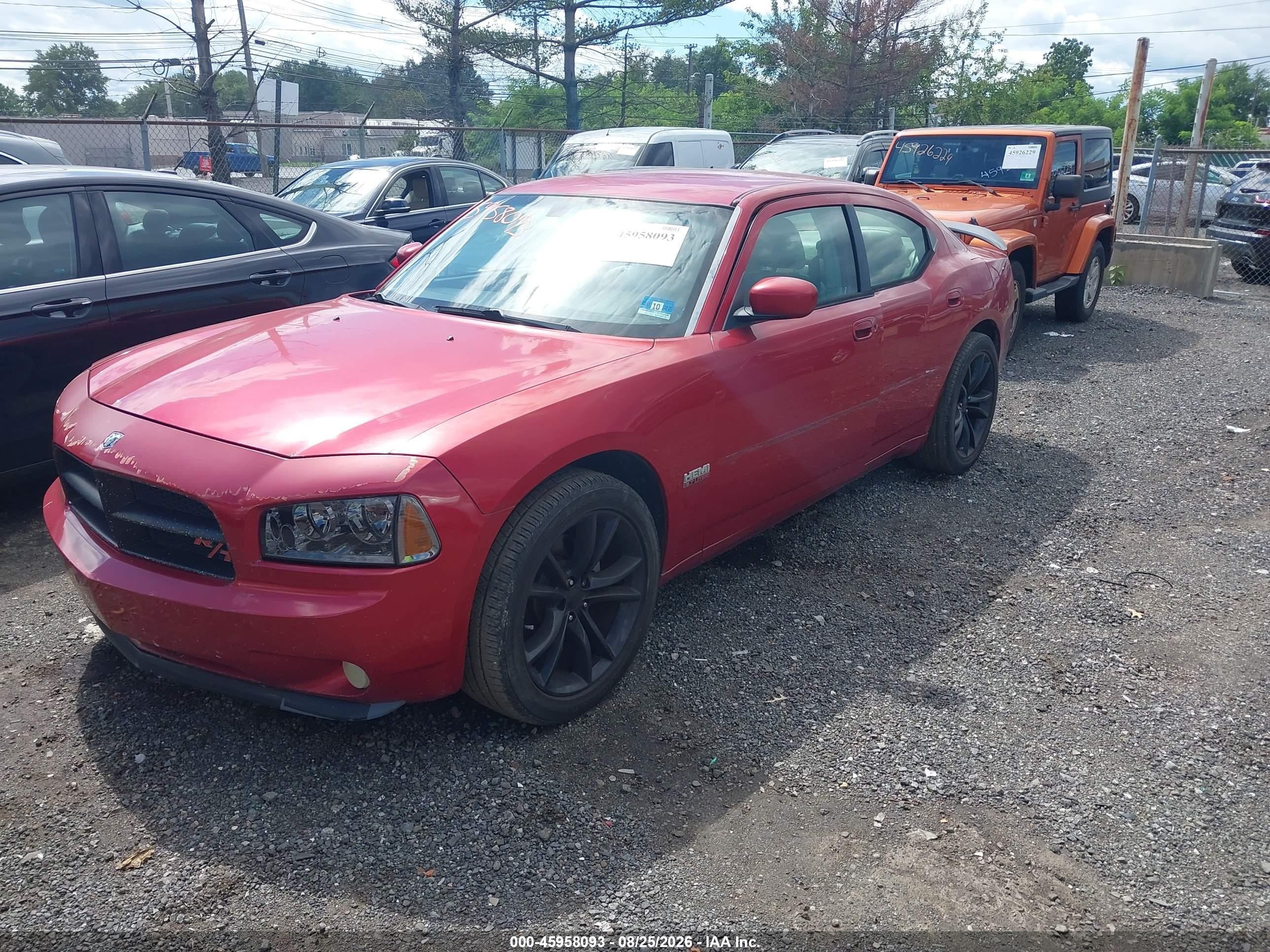 2007 Dodge Charger Rt Бордовый vin: 2B3KA53HX7H602285