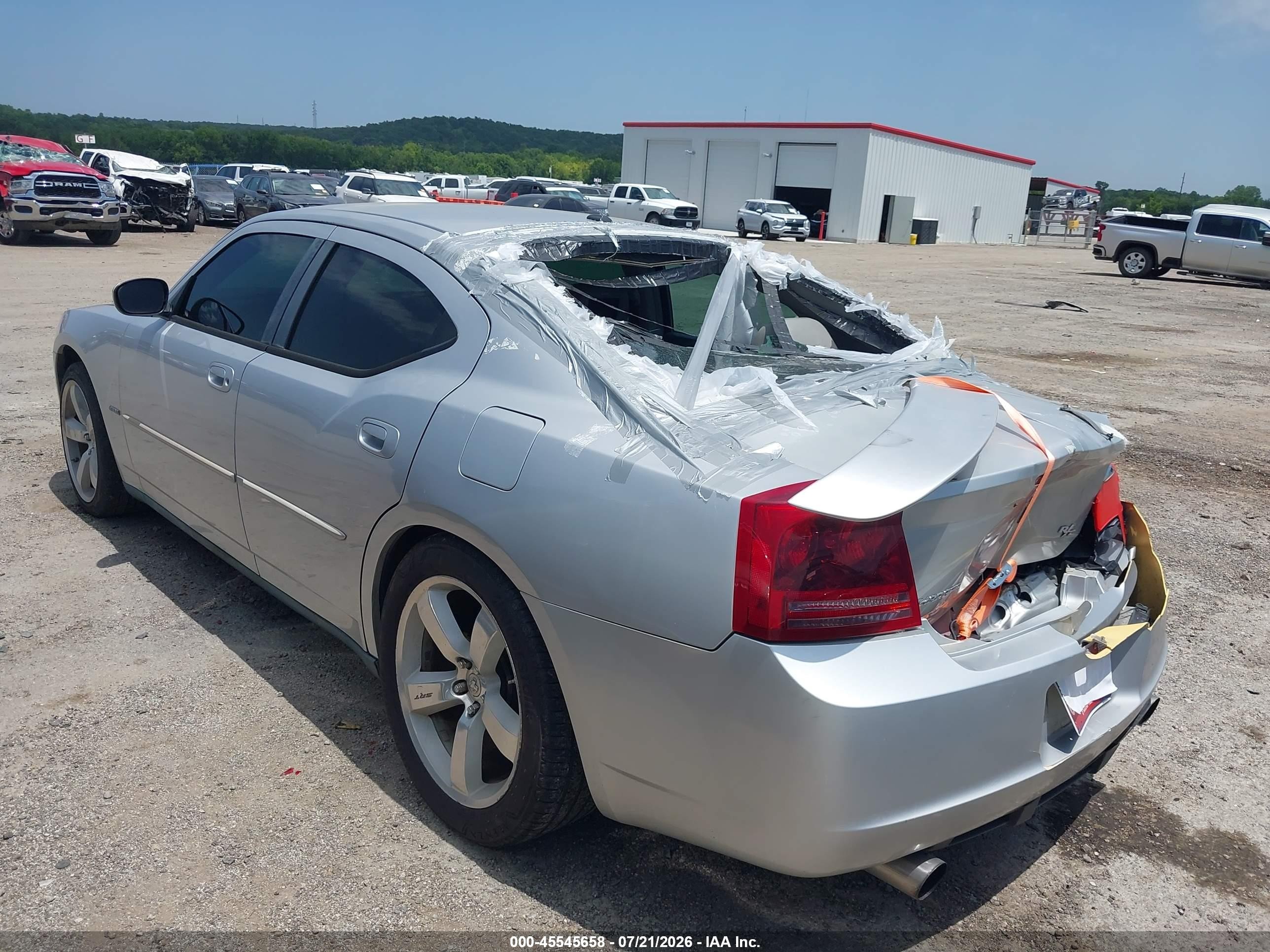 2007 Dodge Charger Rt Silver vin: 2B3KA53HX7H766877