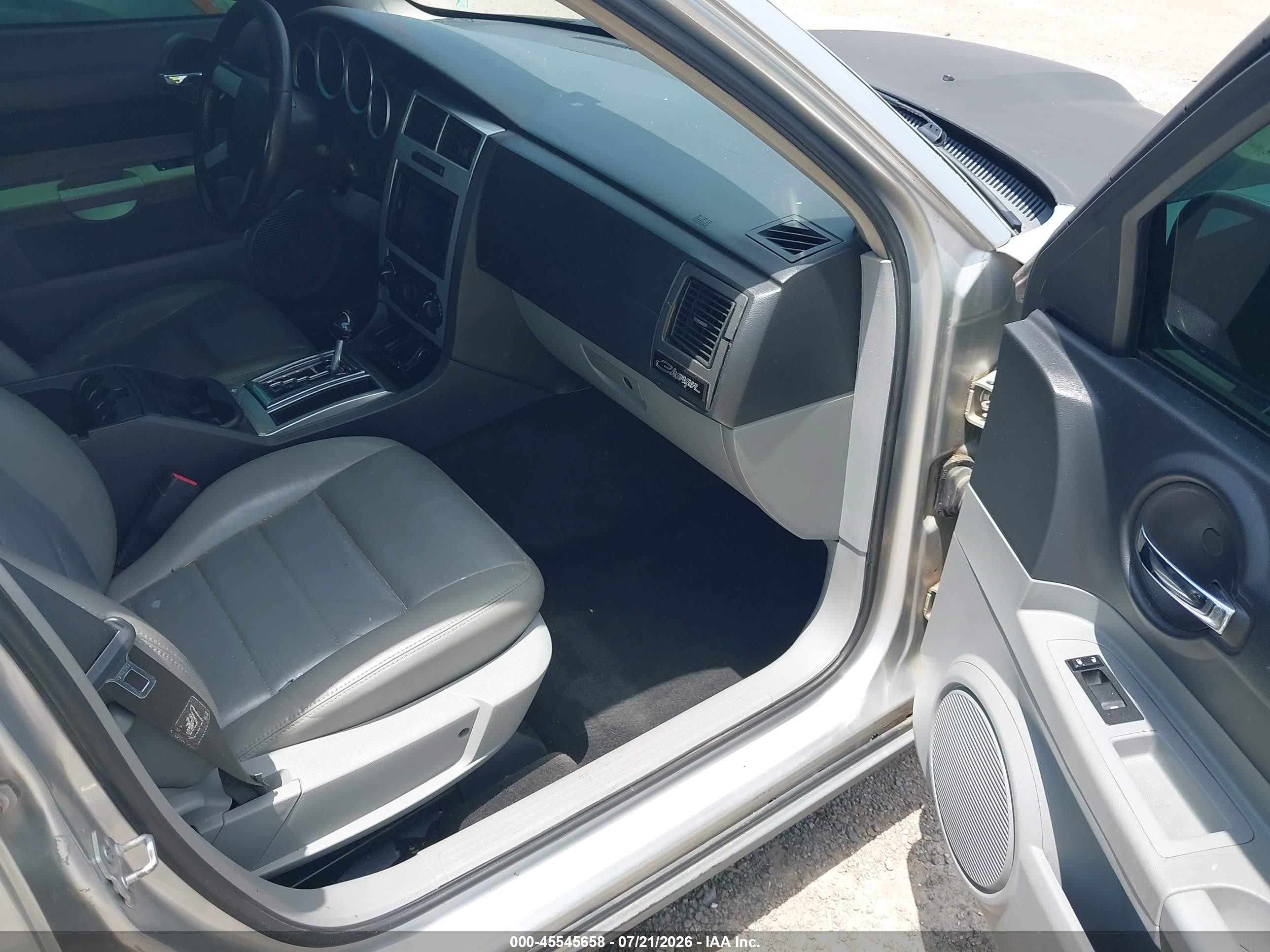2007 Dodge Charger Rt Silver vin: 2B3KA53HX7H766877