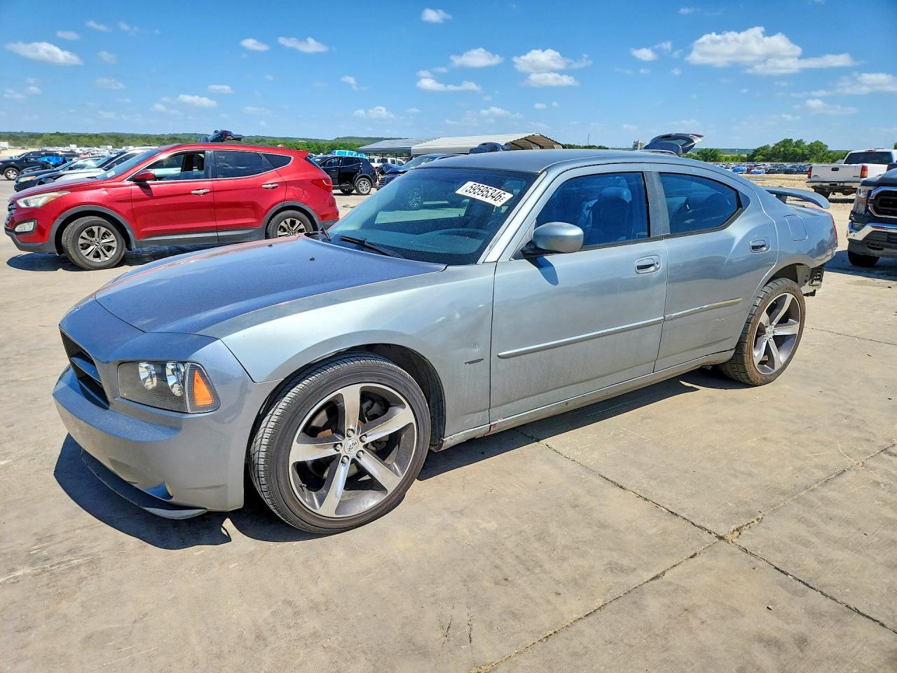 2007 Dodge Charger R/t Silver vin: 2B3KA53HX7H853405