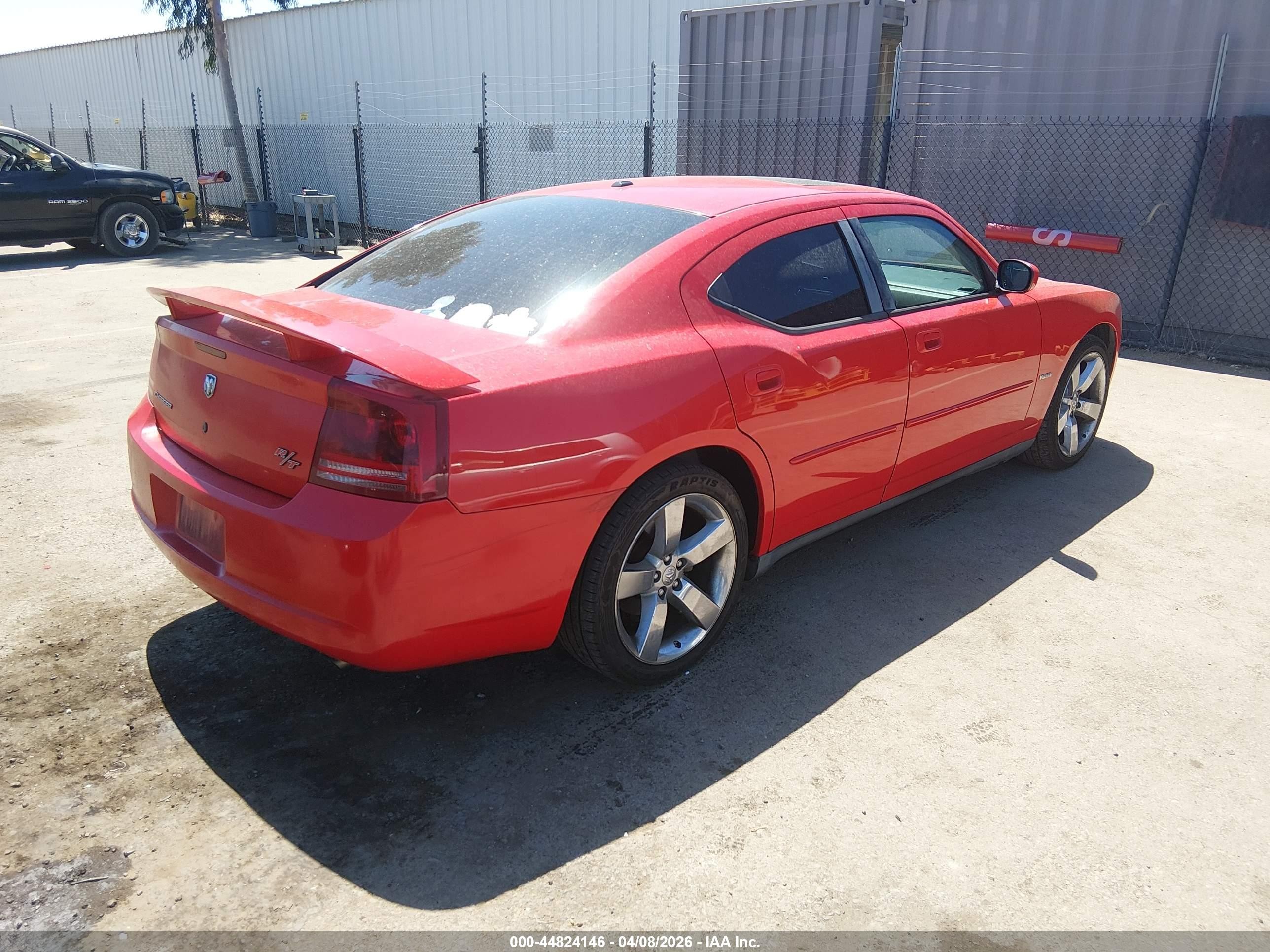 2007 Dodge Charger Rt Red vin: 2B3KA53HX7H764983