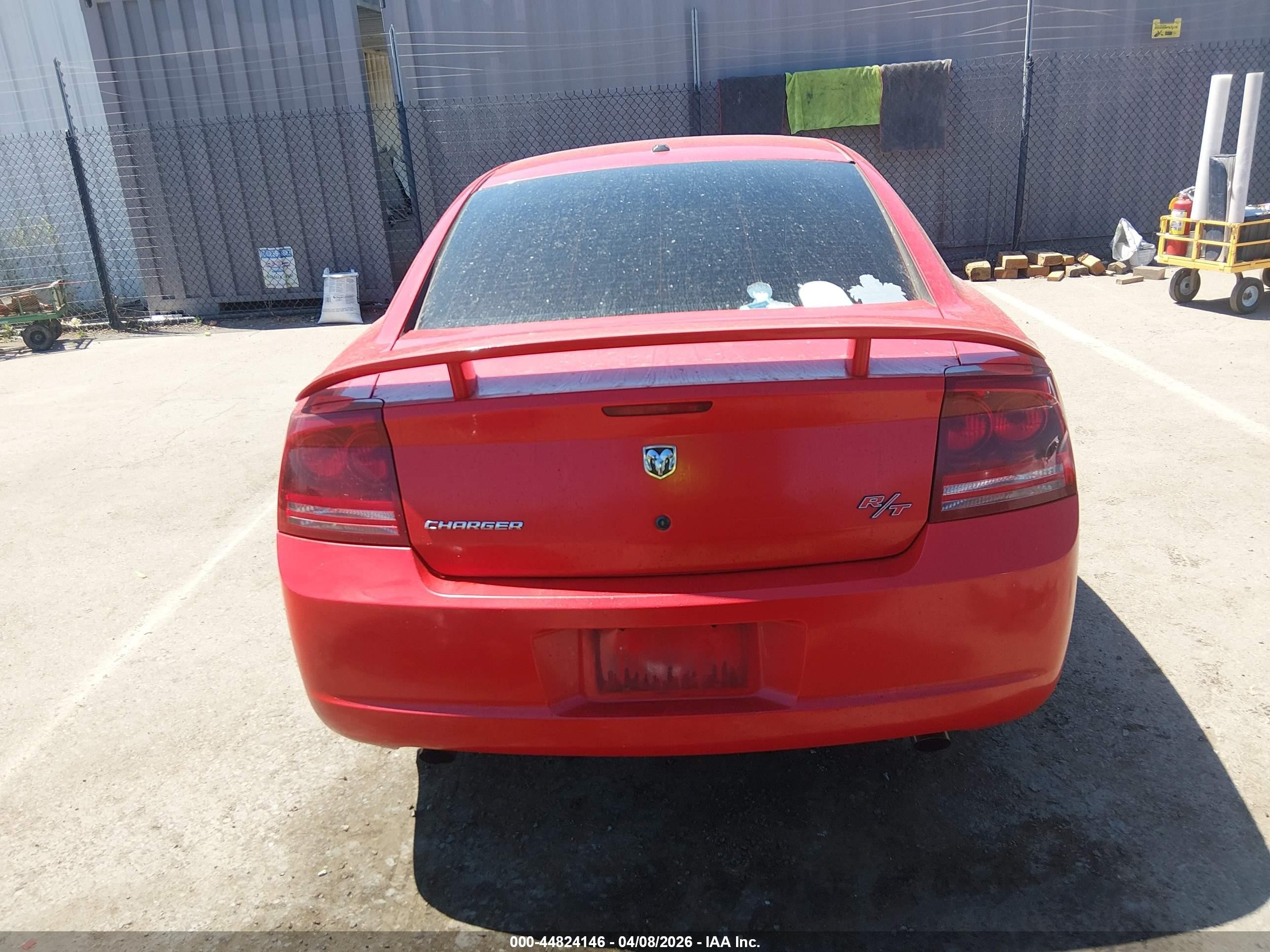 2007 Dodge Charger Rt Red vin: 2B3KA53HX7H764983