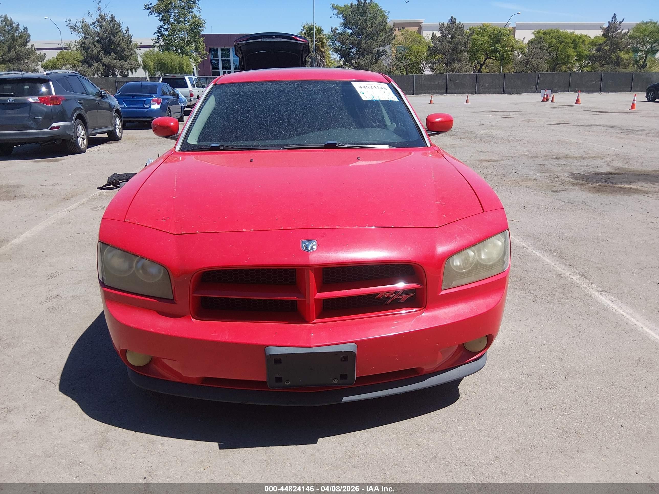 2007 Dodge Charger Rt Red vin: 2B3KA53HX7H764983