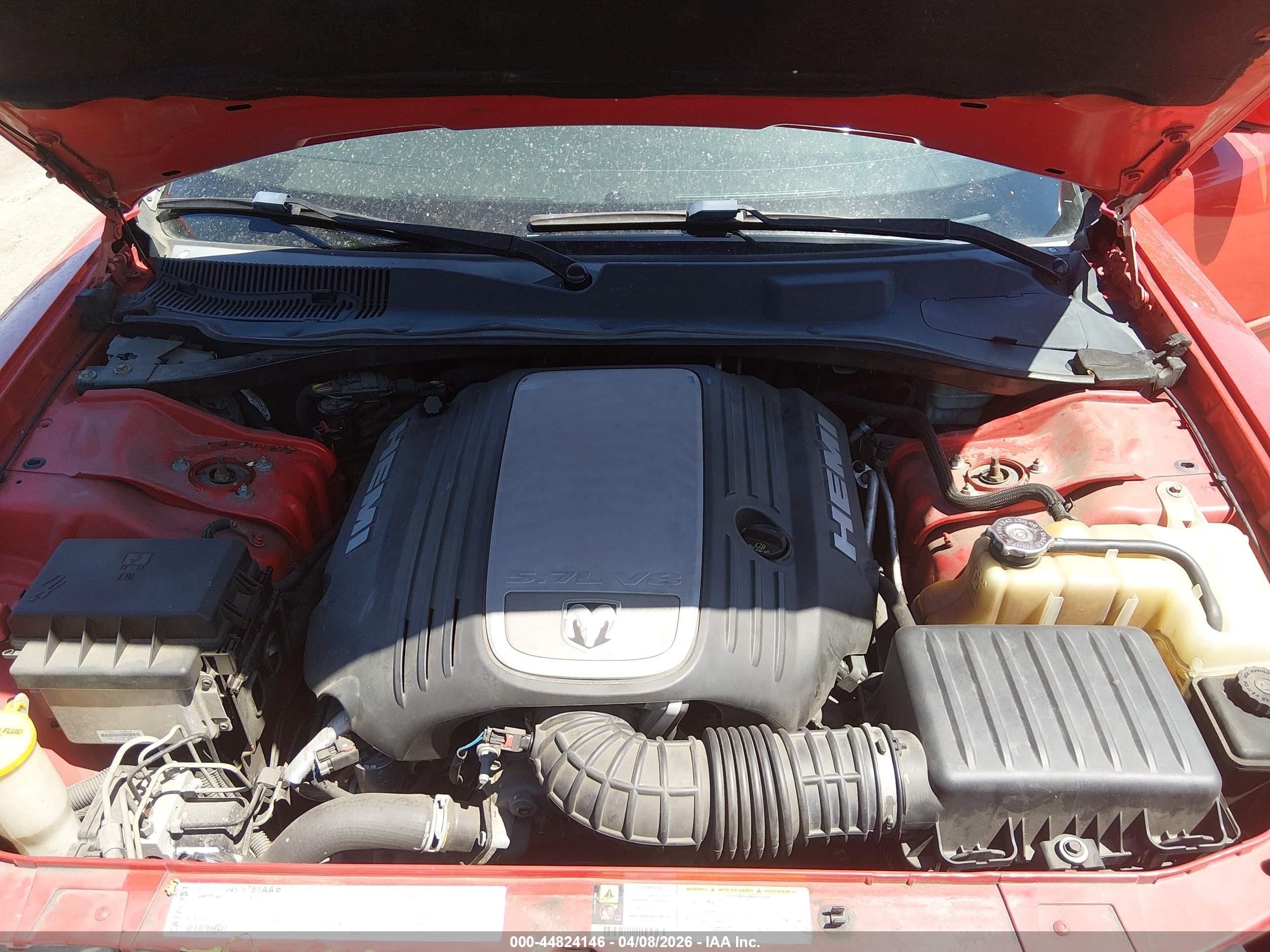 2007 Dodge Charger Rt Red vin: 2B3KA53HX7H764983