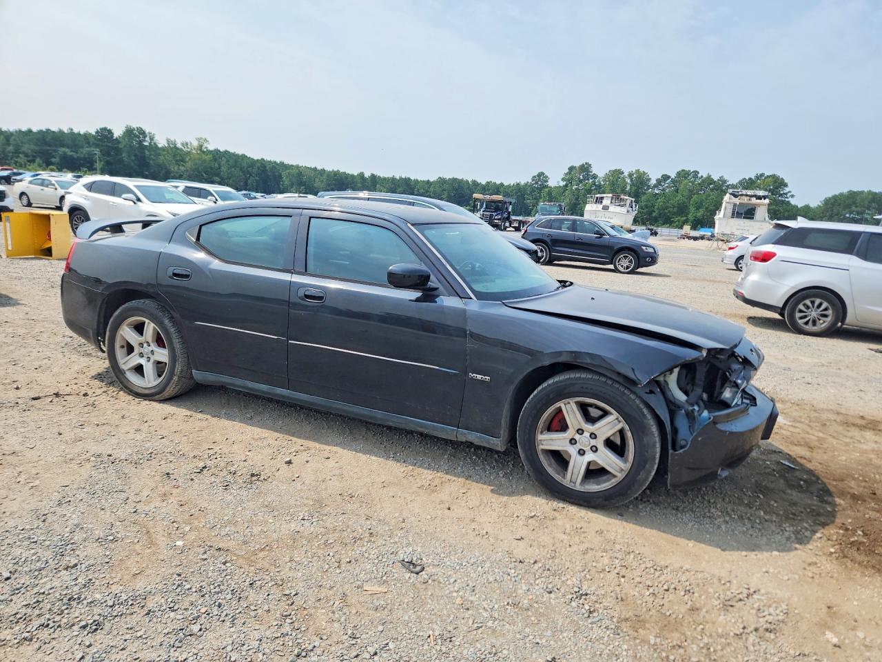2008 Dodge Charger R/t Black vin: 2B3KA53HX8H188359