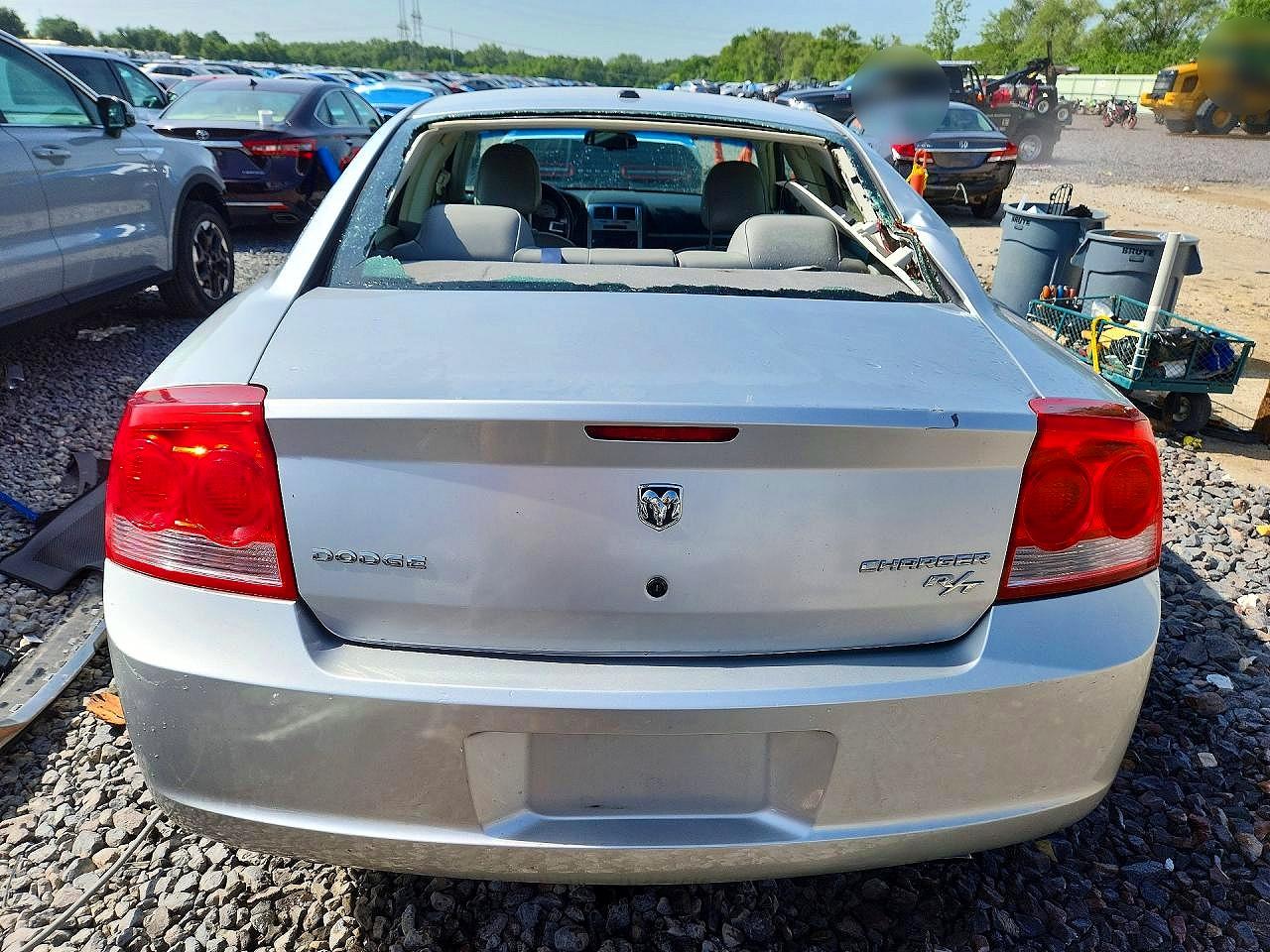 2009 Dodge Charger R/t Silver vin: 2B3KA53T79H537127