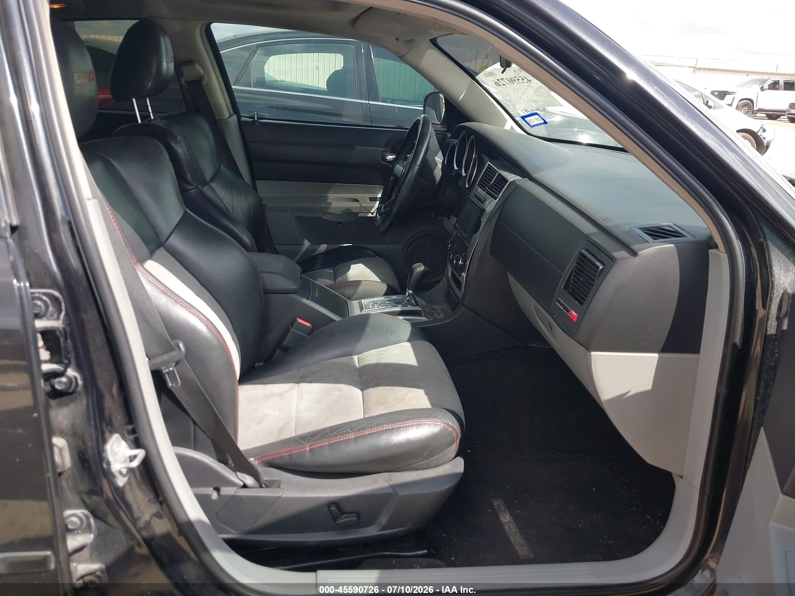 2007 Dodge Charger Srt8 Black vin: 2B3KA73W07H762184