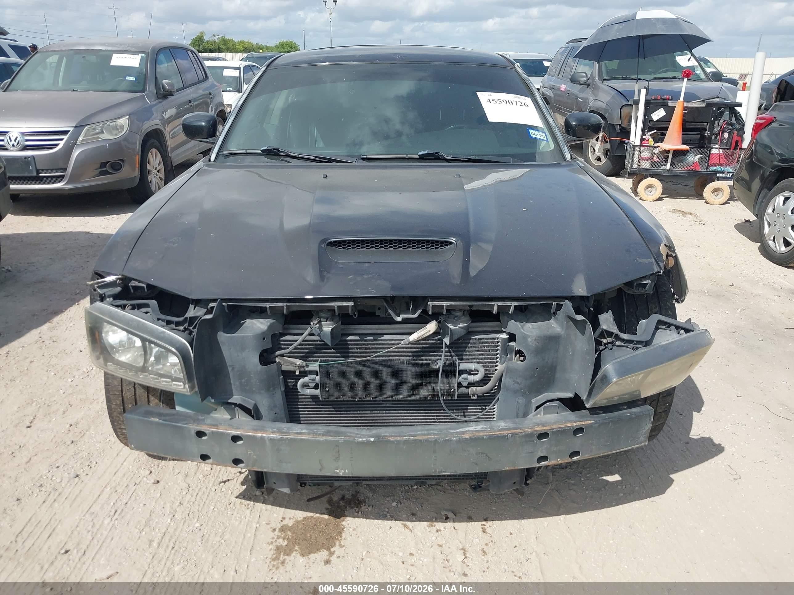 2007 Dodge Charger Srt8 Black vin: 2B3KA73W07H762184