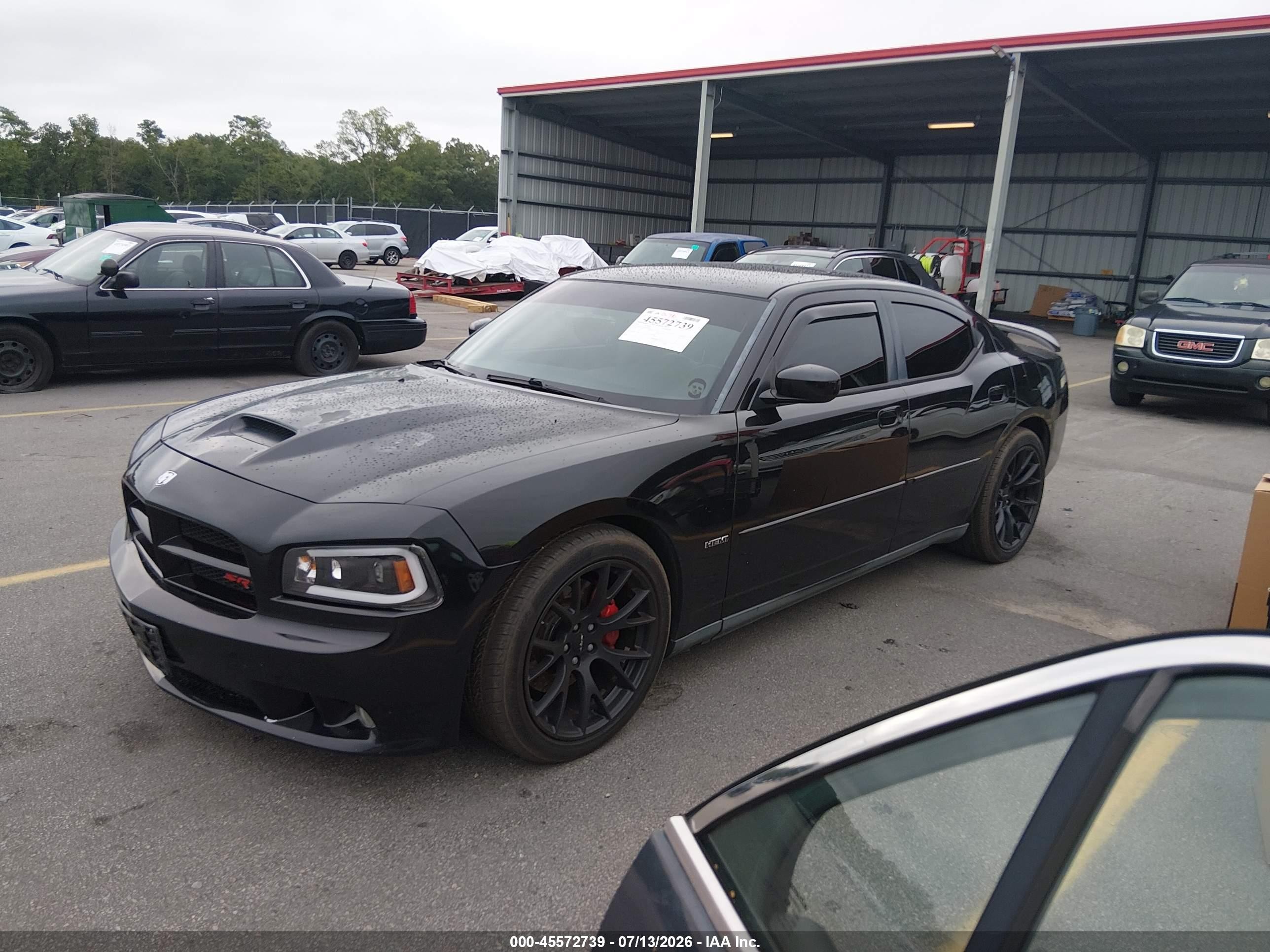 2007 Dodge Charger Srt8 Black vin: 2B3KA73W37H729602