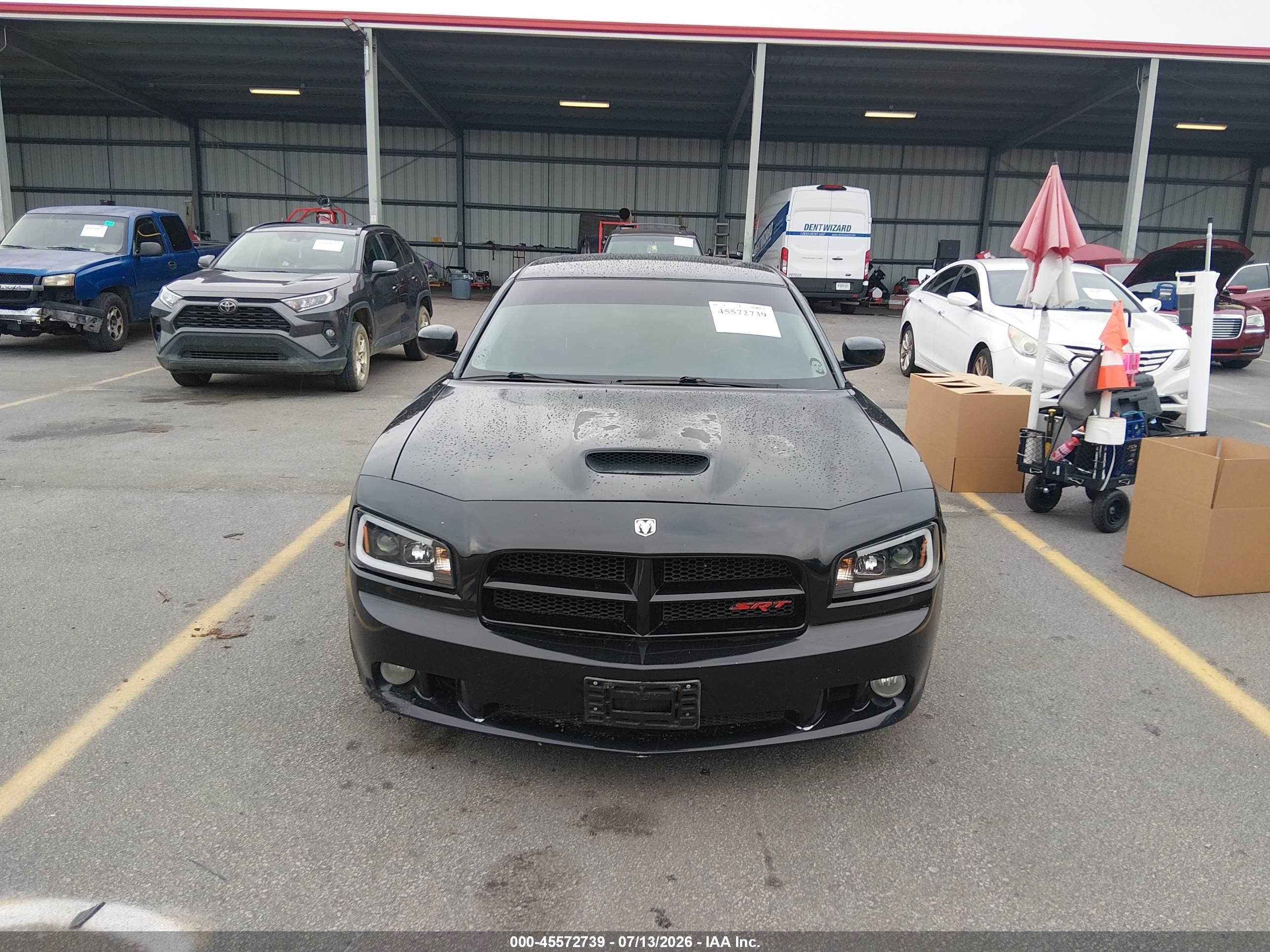 2007 Dodge Charger Srt8 Black vin: 2B3KA73W37H729602