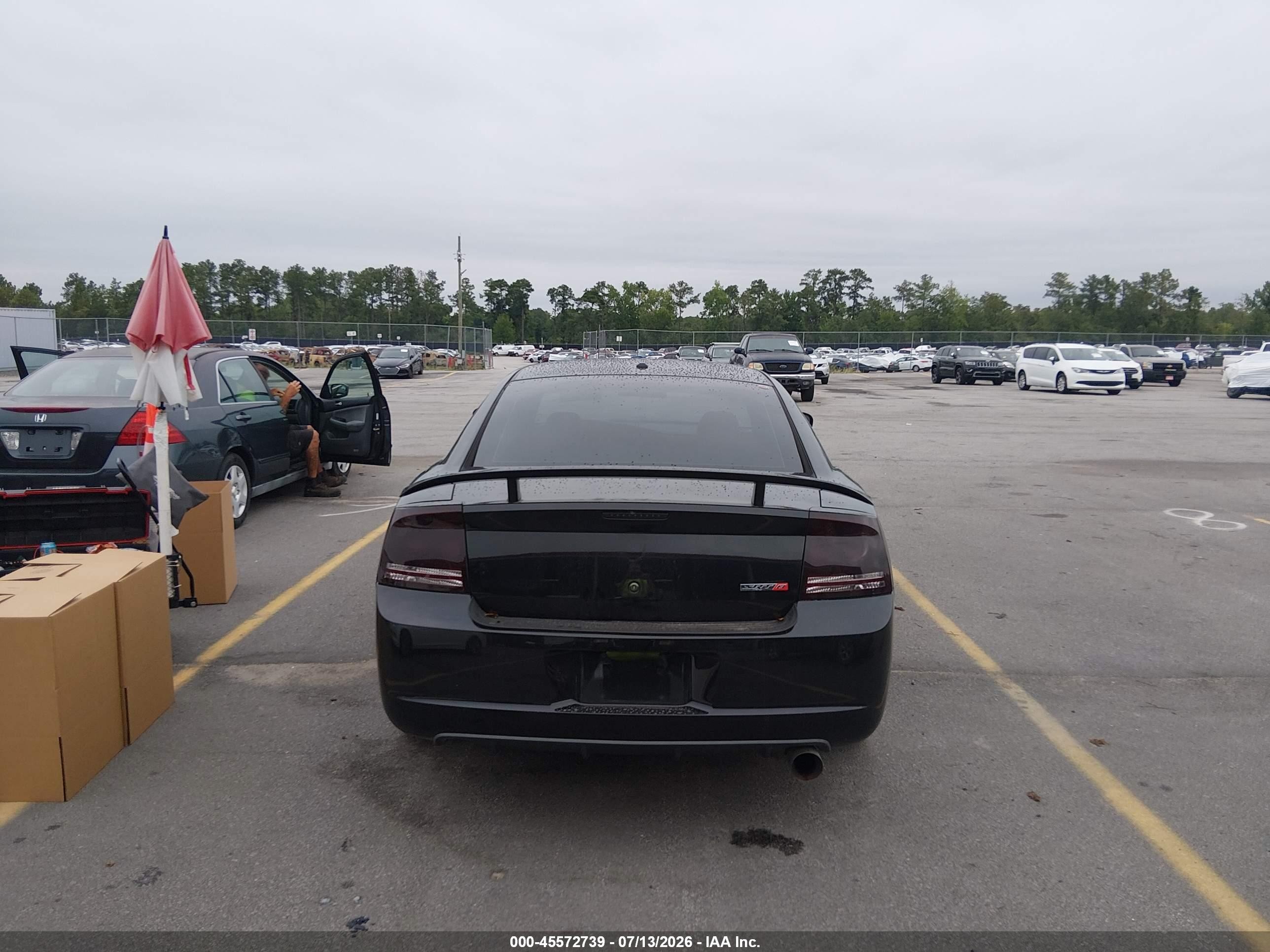 2007 Dodge Charger Srt8 Black vin: 2B3KA73W37H729602