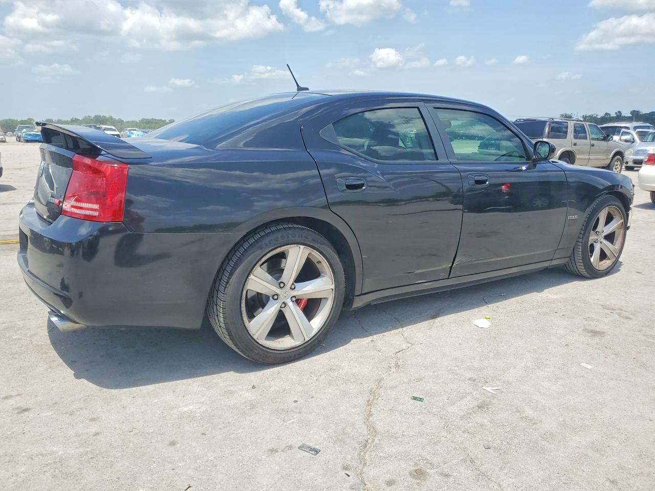 2008 Dodge Charger Srt-8 Black vin: 2B3KA73W48H240174