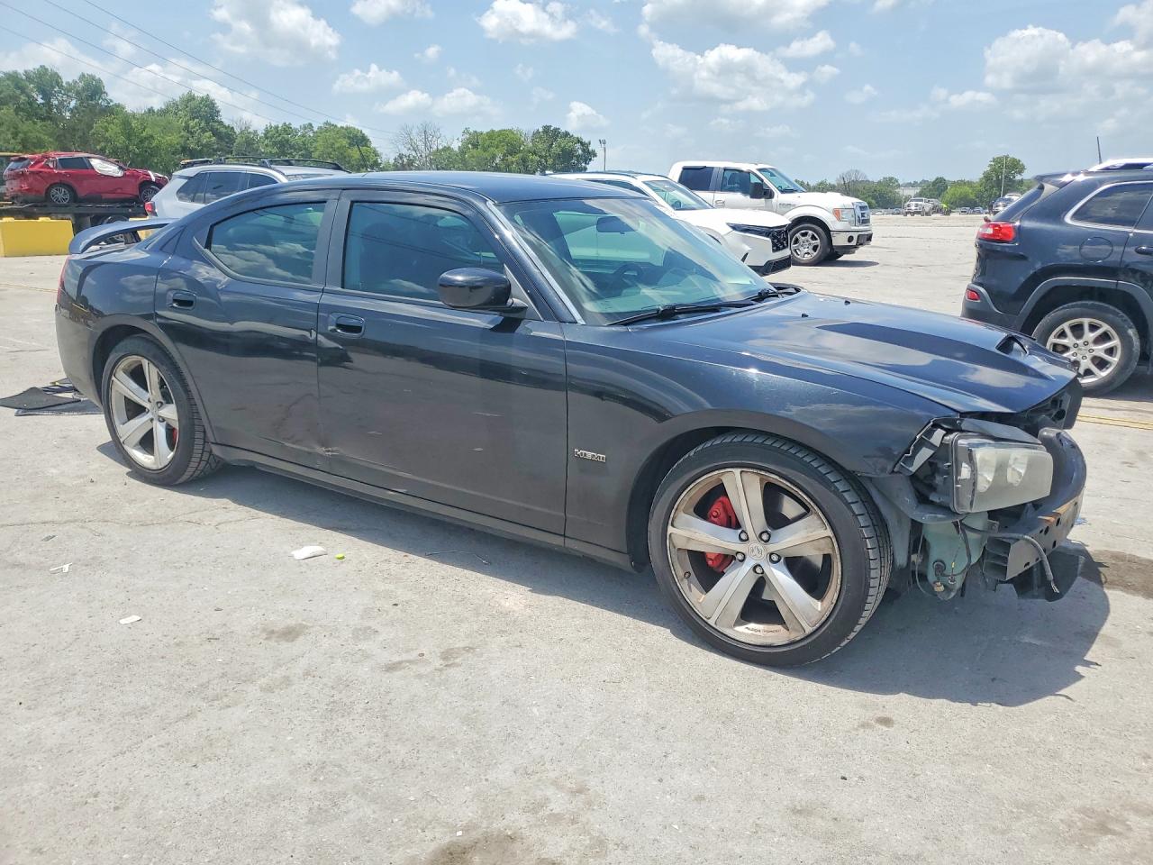 2008 Dodge Charger Srt-8 Black vin: 2B3KA73W48H240174