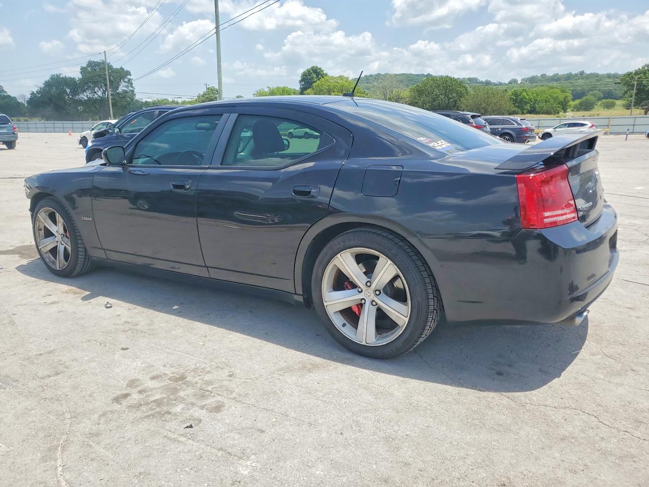 2008 Dodge Charger Srt-8 Black vin: 2B3KA73W48H240174