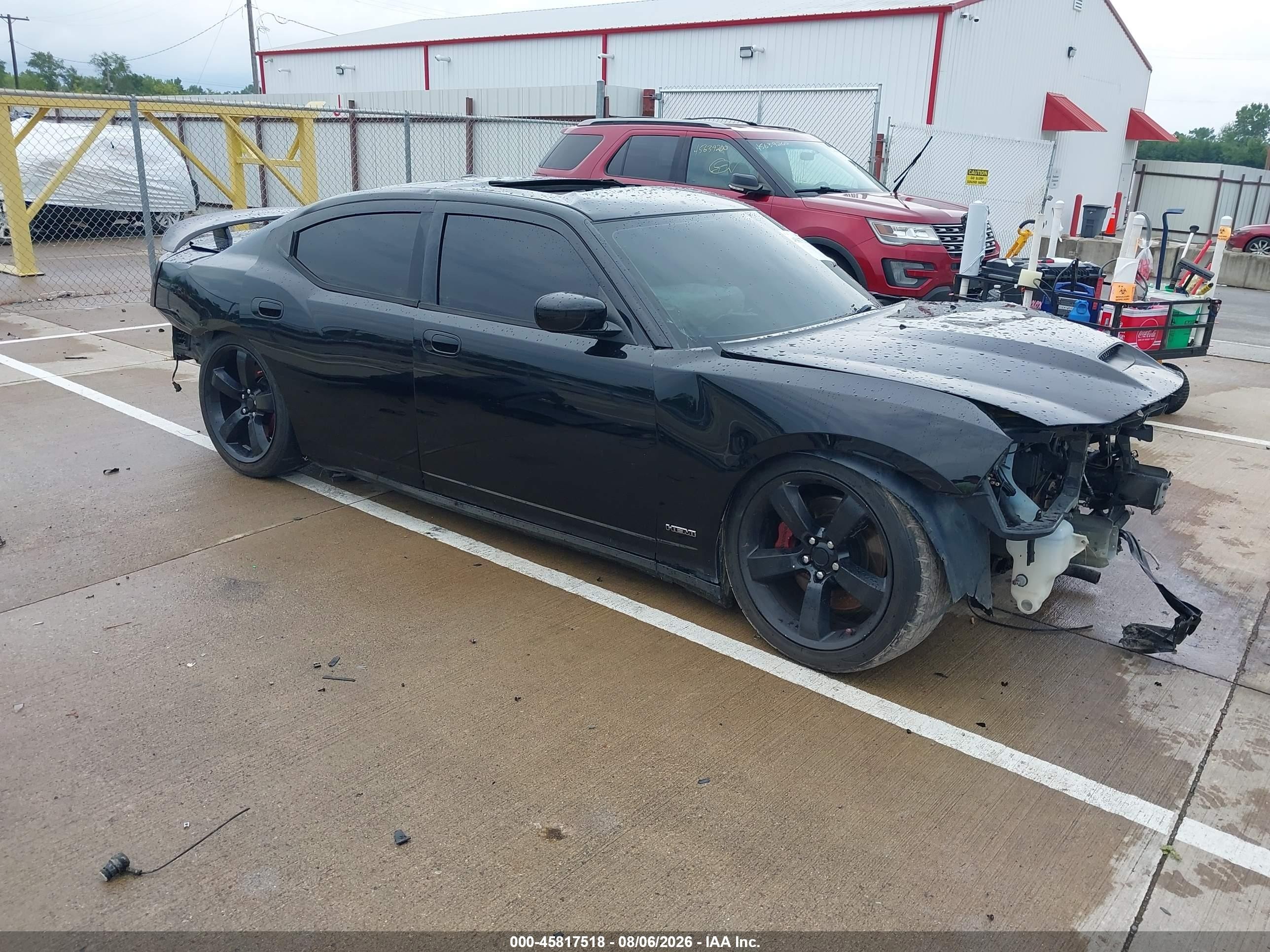 2006 Dodge Charger Srt8 Black vin: 2B3KA73W56H337977