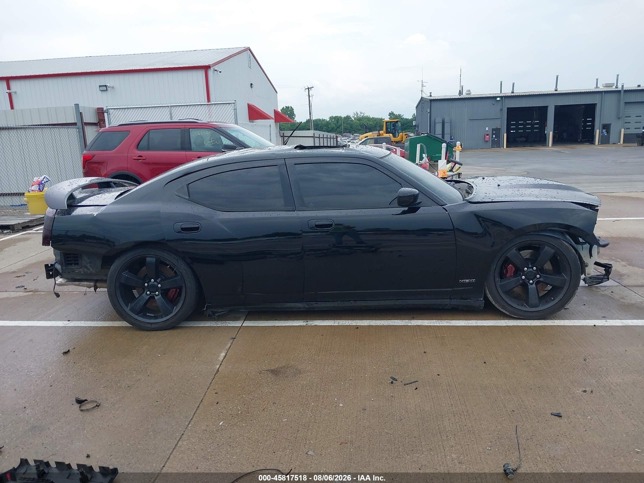 2006 Dodge Charger Srt8 Black vin: 2B3KA73W56H337977