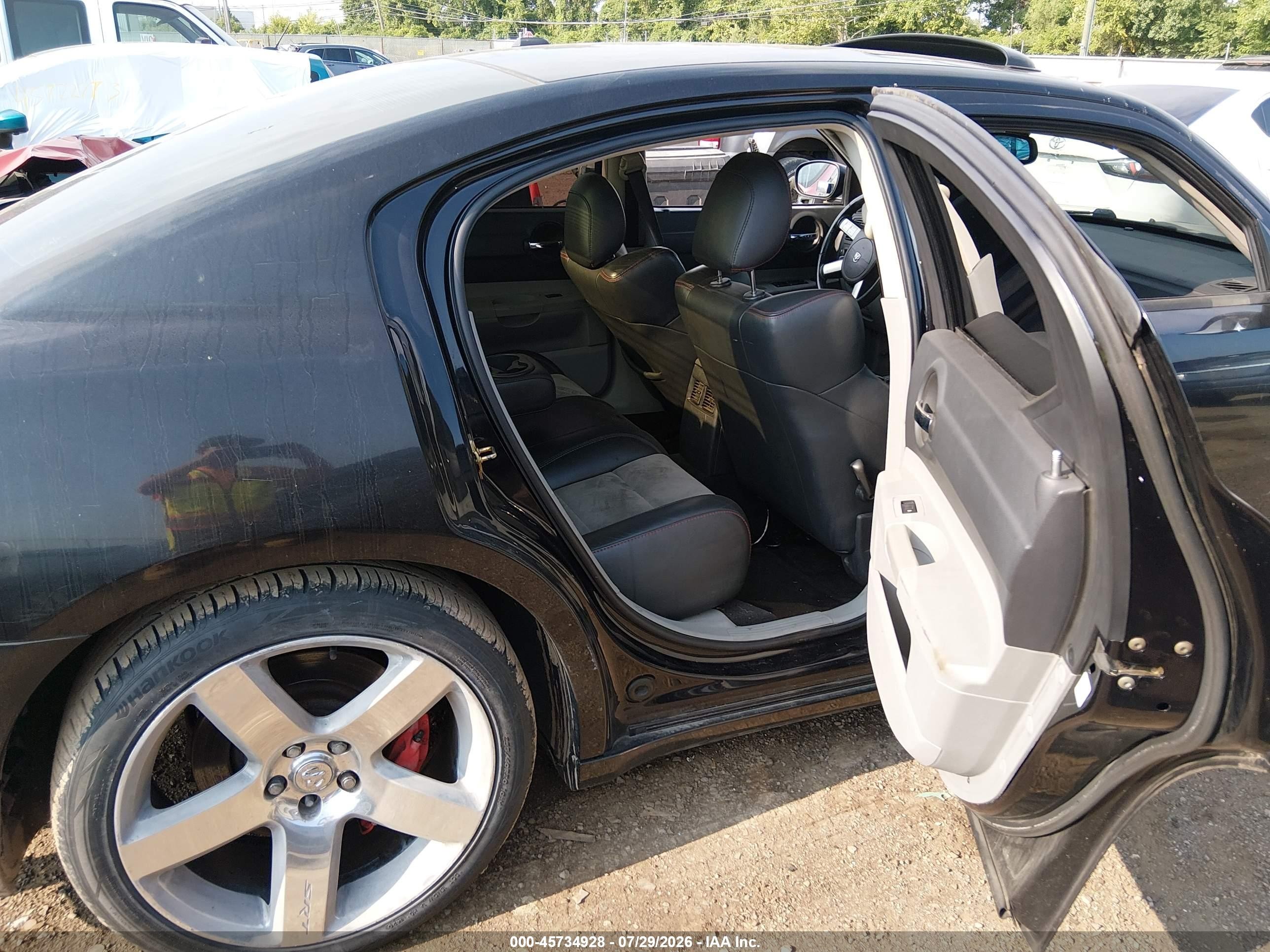 2006 Dodge Charger Srt8 Black vin: 2B3KA73W66H369966