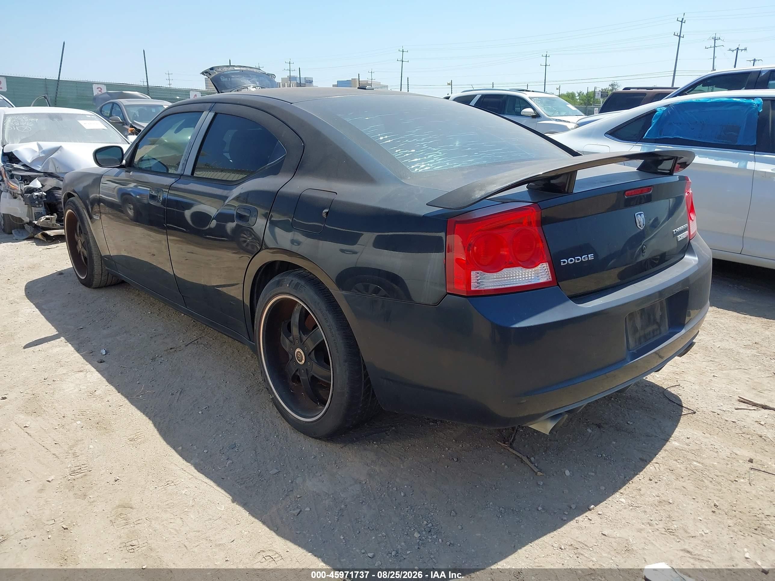 2009 Dodge Charger Srt8 Black vin: 2B3KA73W89H617767
