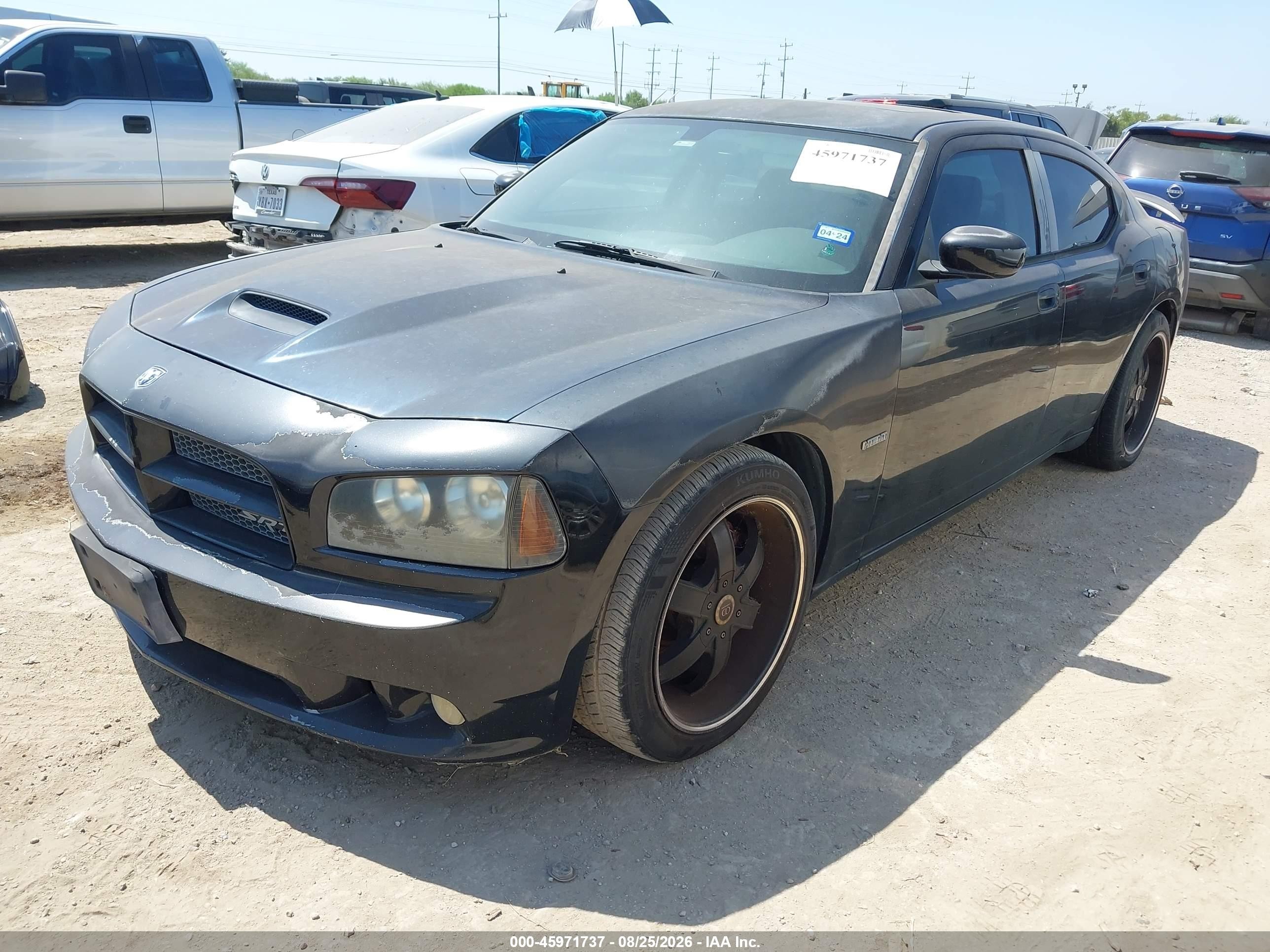 2009 Dodge Charger Srt8 Black vin: 2B3KA73W89H617767