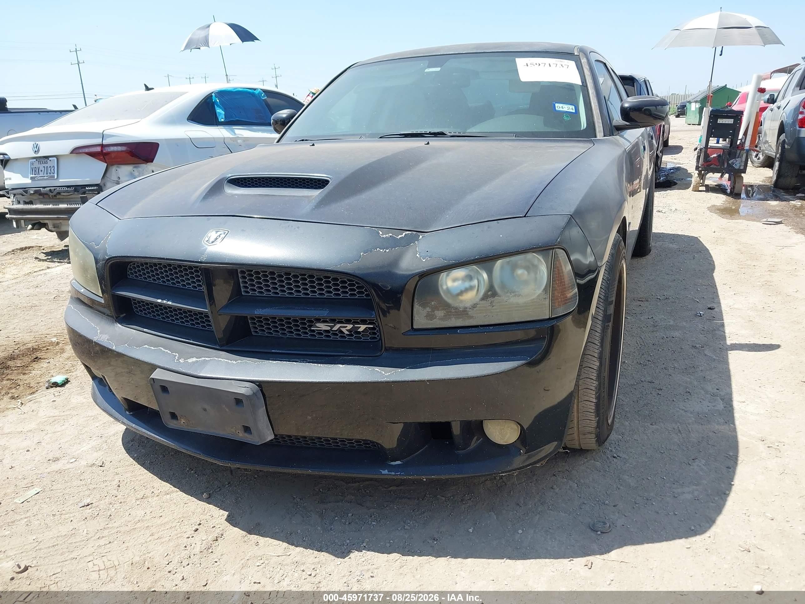 2009 Dodge Charger Srt8 Black vin: 2B3KA73W89H617767
