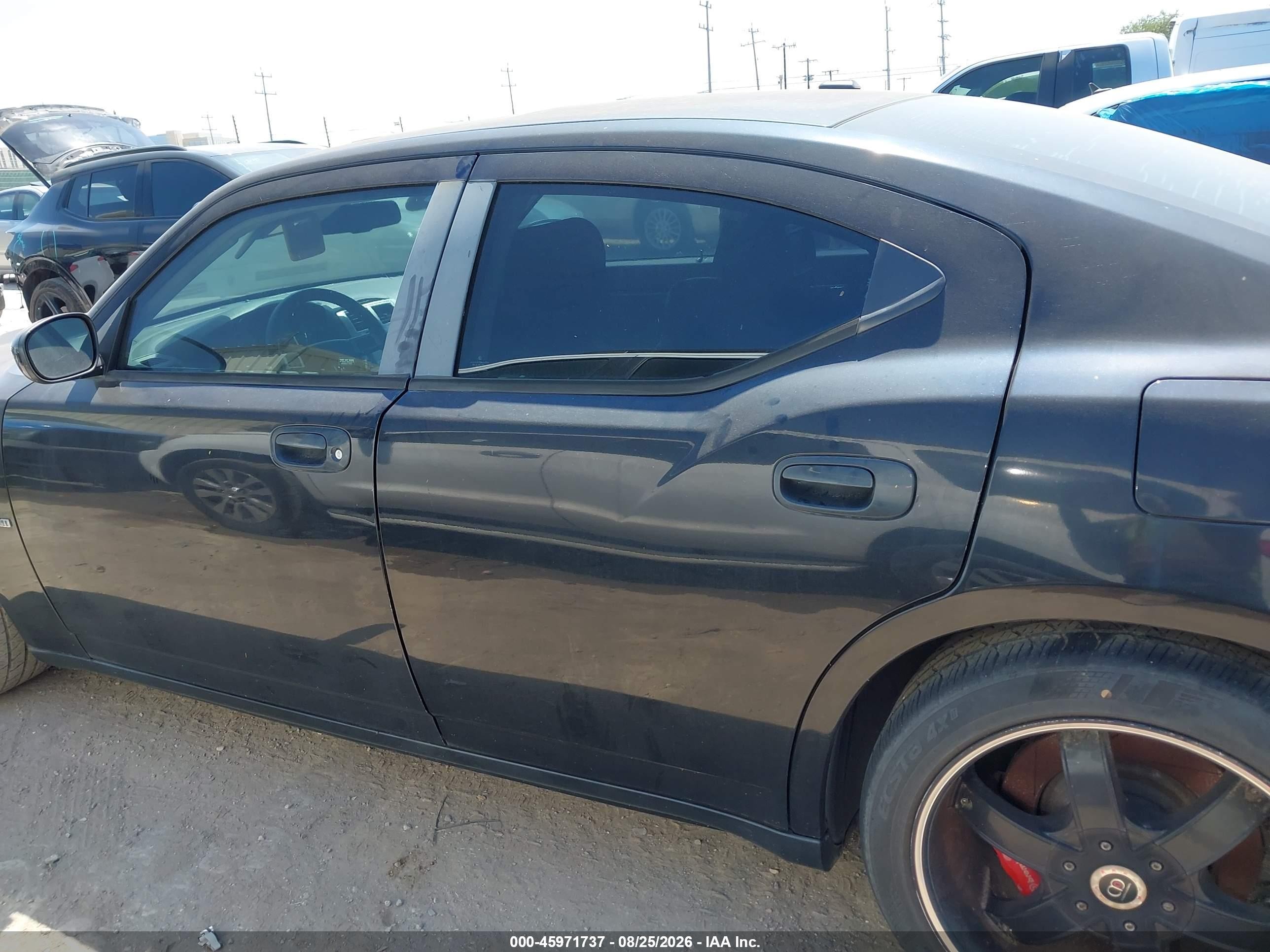 2009 Dodge Charger Srt8 Black vin: 2B3KA73W89H617767