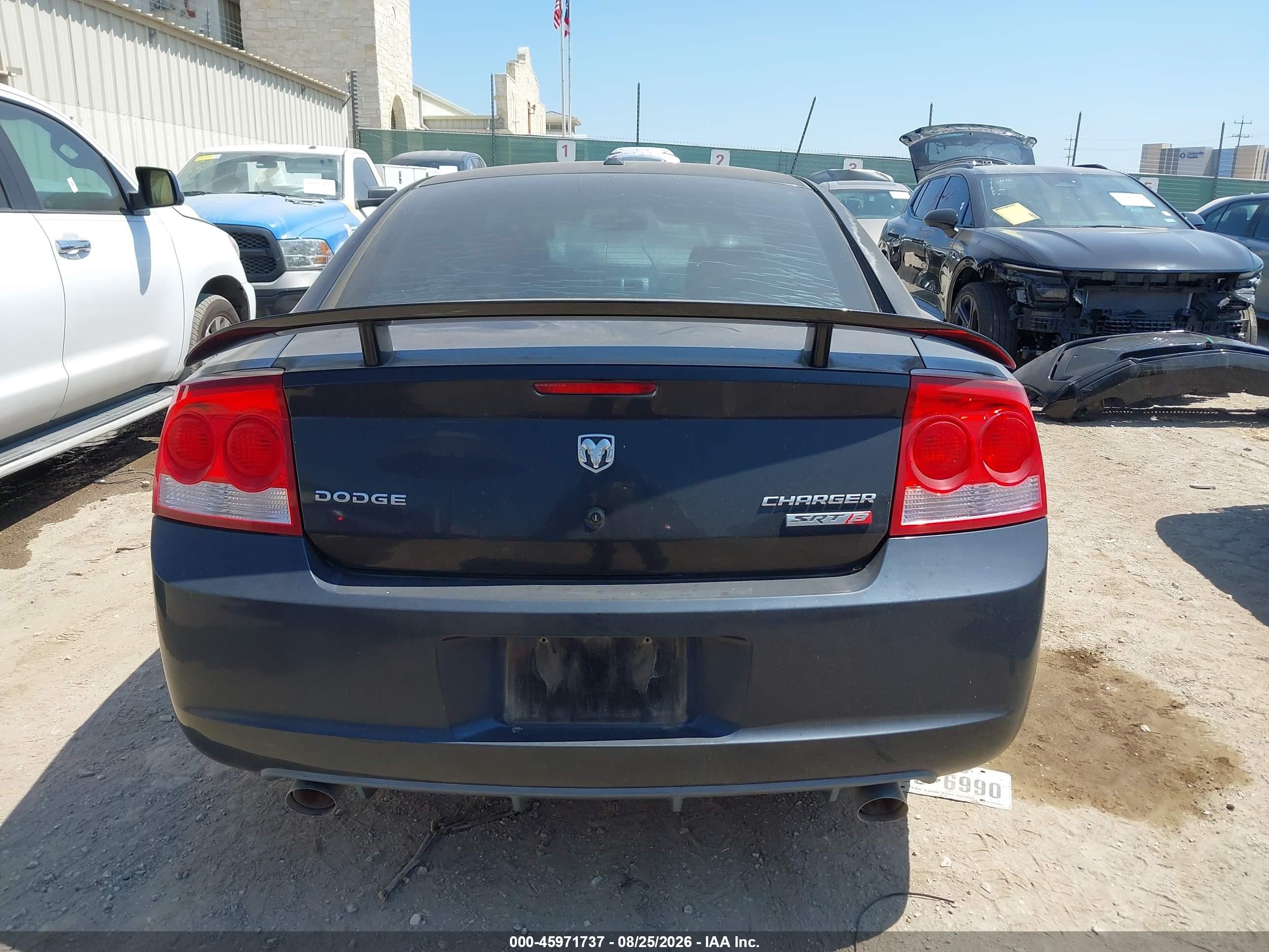 2009 Dodge Charger Srt8 Black vin: 2B3KA73W89H617767