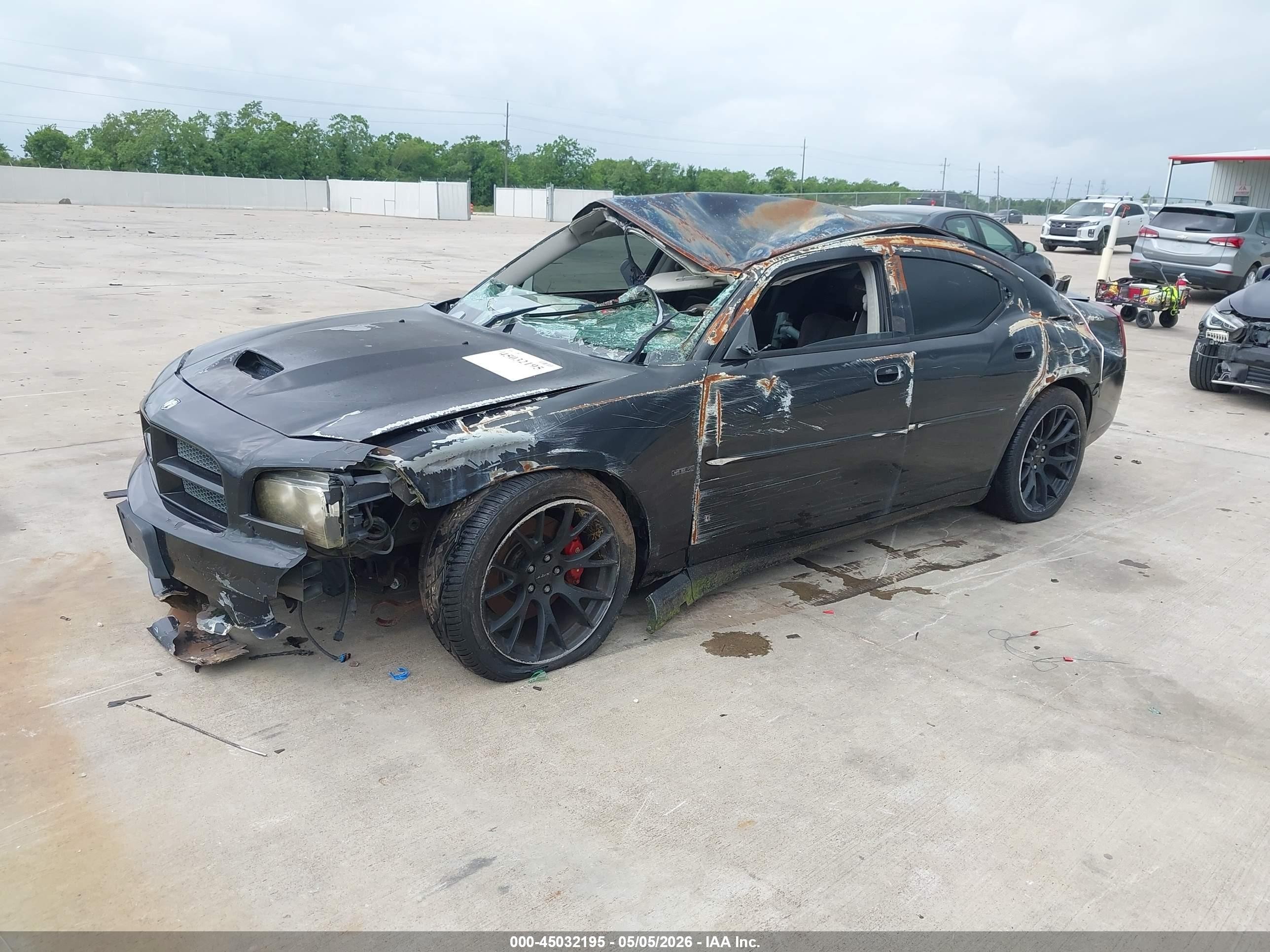 2006 Dodge Charger Srt8 Black vin: 2B3KA73W96H369329
