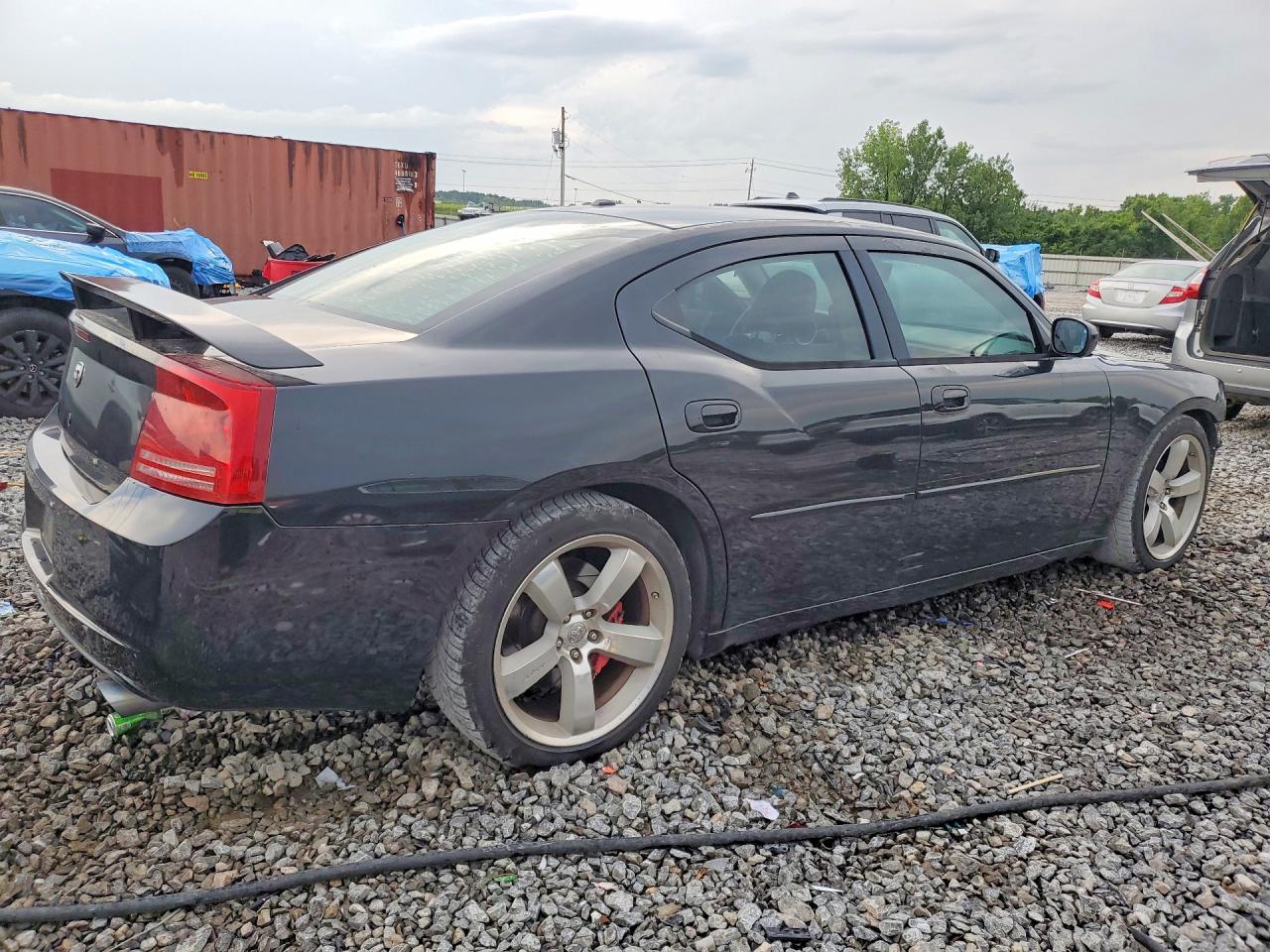 2007 Dodge Charger Srt-8 Black vin: 2B3KA73W97H691261